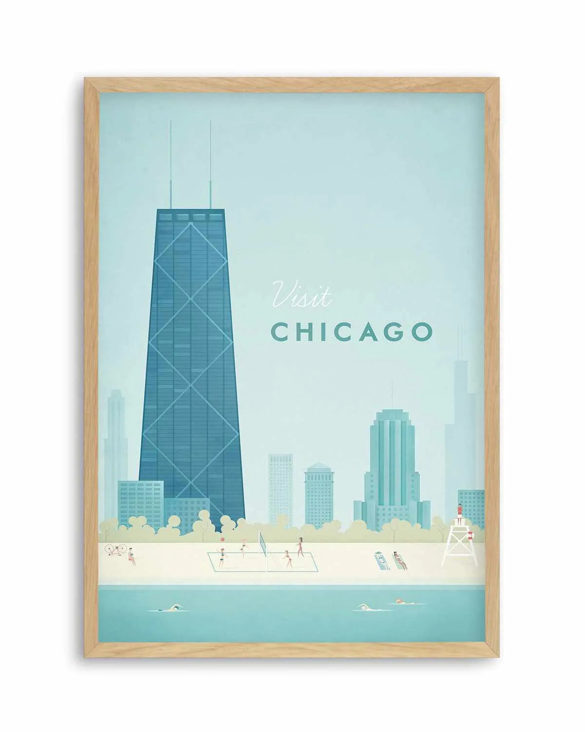 Chicago by Henry Rivers Art Print from Olive et Oriel where you can shop wallpaper and artworks online
