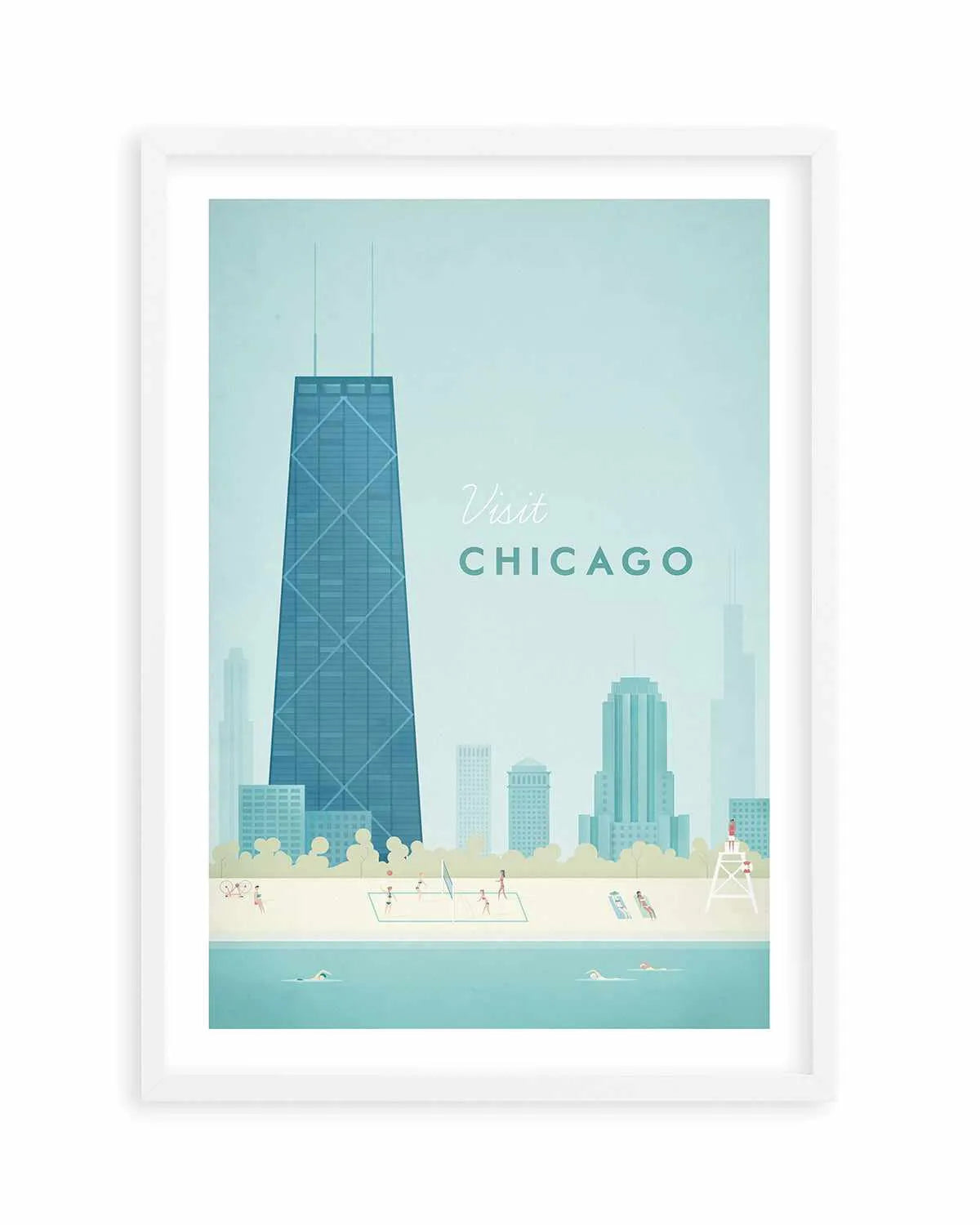 Chicago by Henry Rivers Art Print from Olive et Oriel where you can shop wallpaper and artworks online
