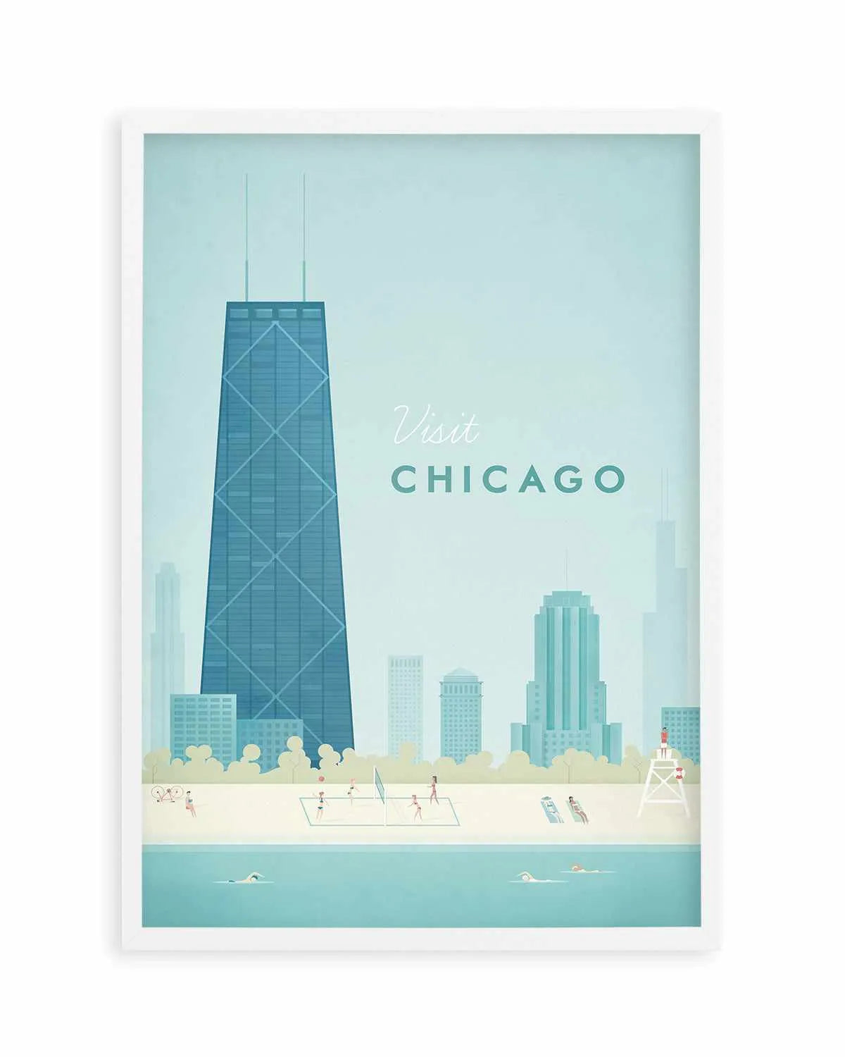 Chicago by Henry Rivers Art Print from Olive et Oriel where you can shop wallpaper and artworks online