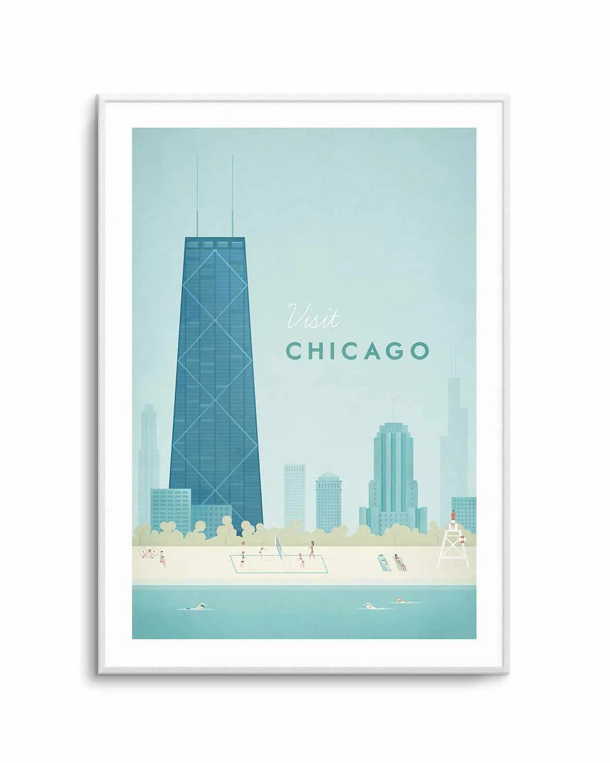 Chicago by Henry Rivers Art Print from Olive et Oriel where you can shop wallpaper and artworks online