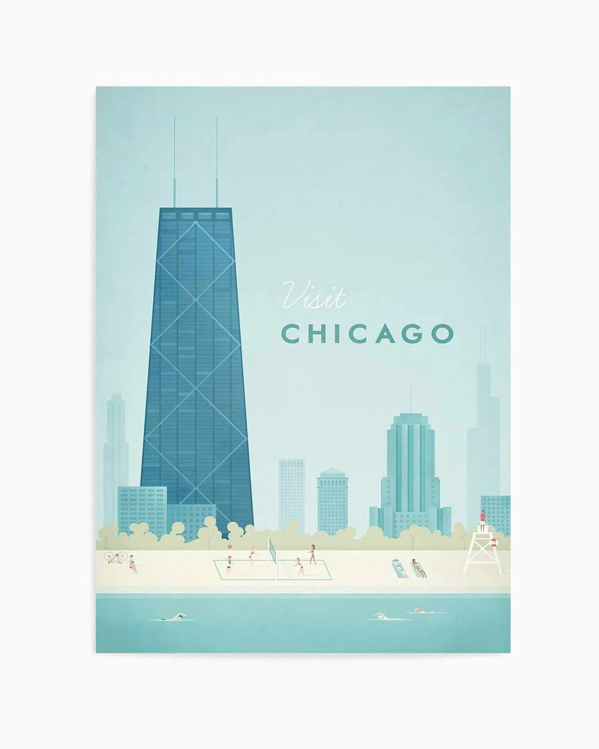 Chicago by Henry Rivers Art Print from Olive et Oriel where you can shop wallpaper and artworks online