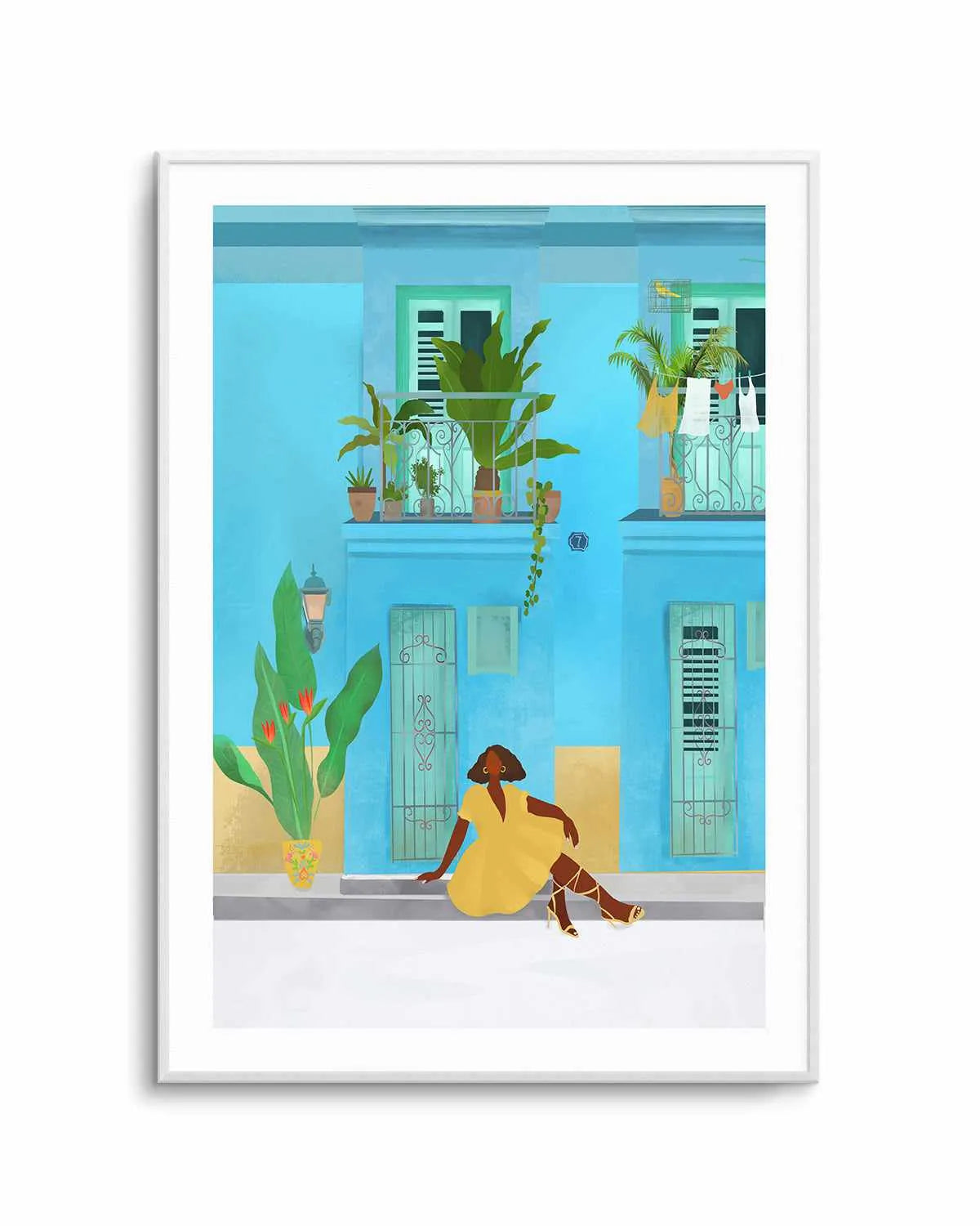 Chicha De Barrio by Petra Lizde Art Print from Olive et Oriel where you can shop wallpaper and artworks online