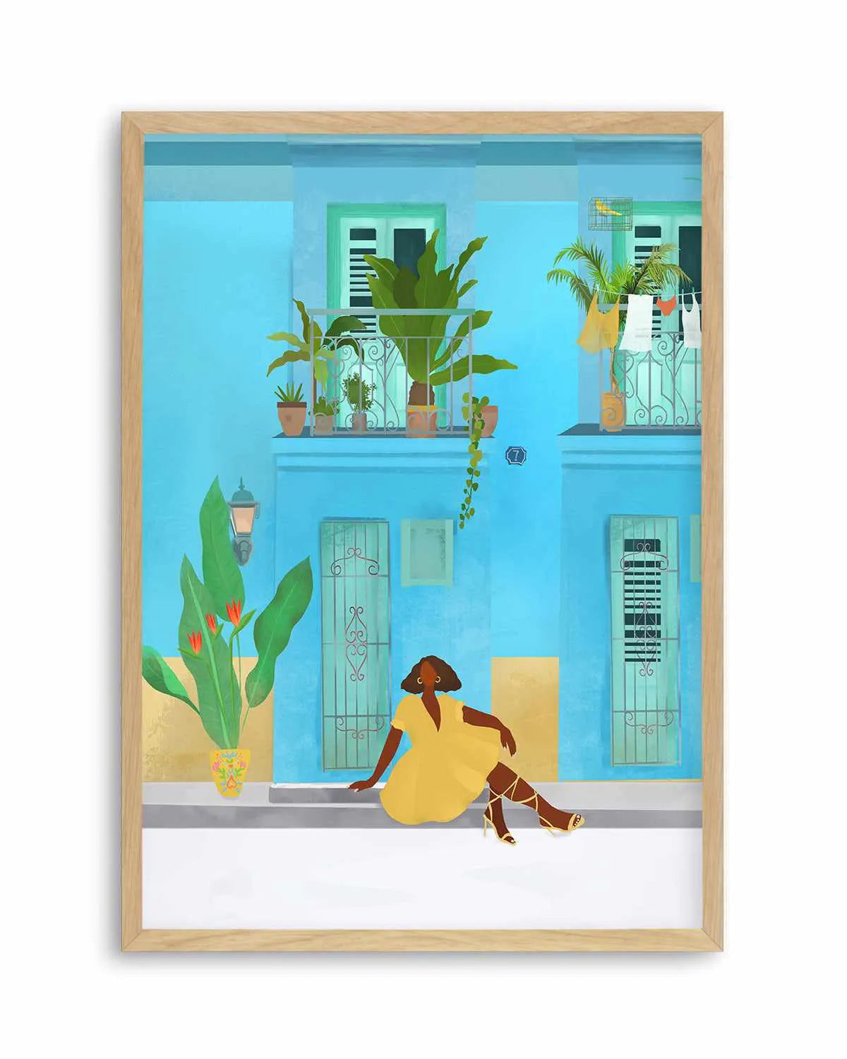 Chicha De Barrio by Petra Lizde Art Print from Olive et Oriel where you can shop wallpaper and artworks online