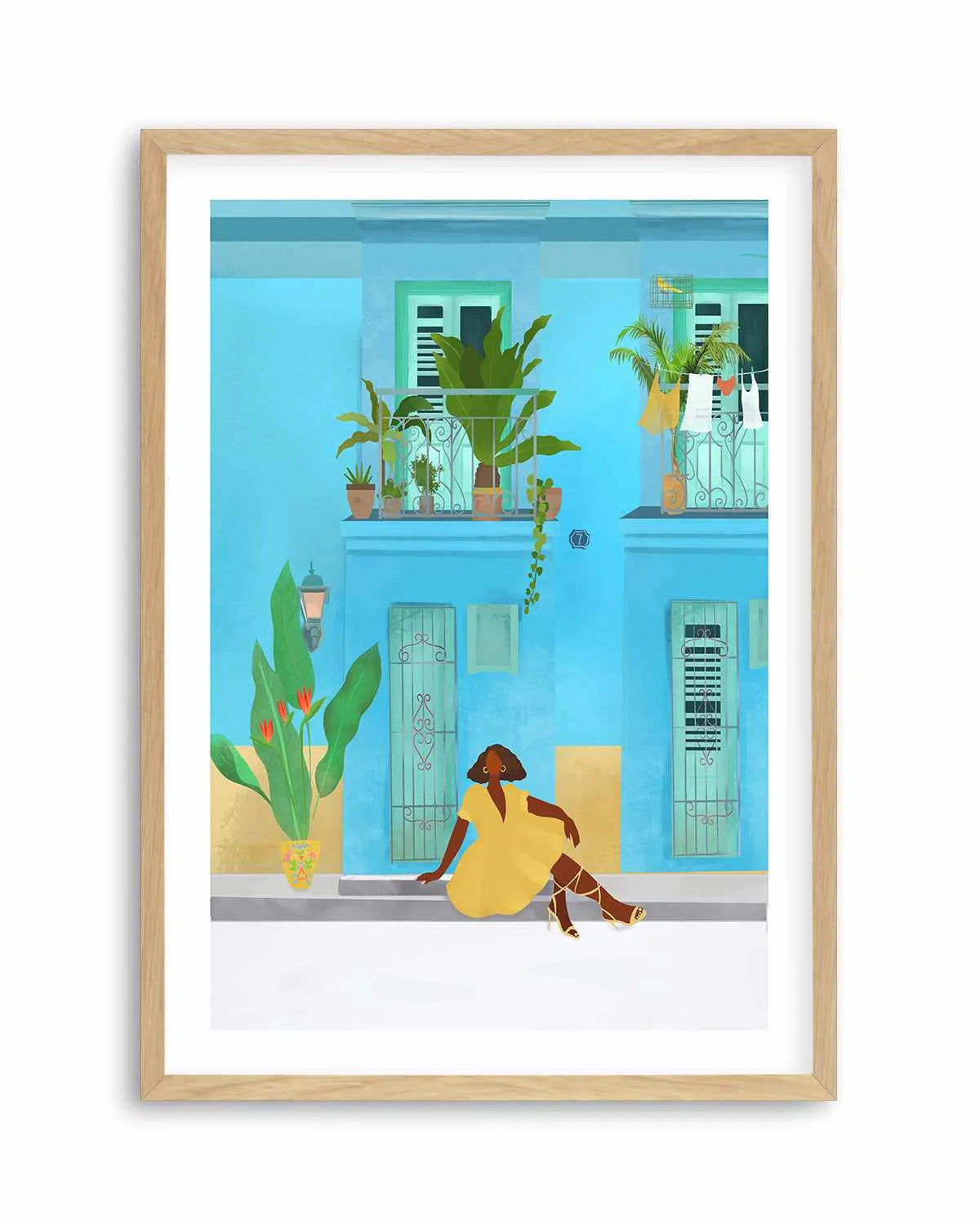 Chicha De Barrio by Petra Lizde Art Print from Olive et Oriel where you can shop wallpaper and artworks online