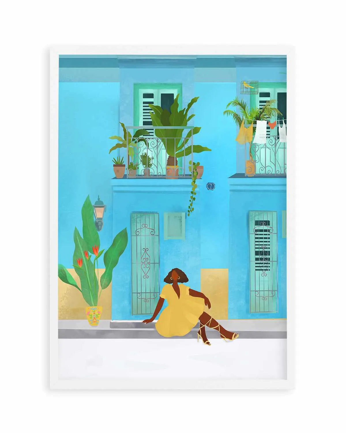 Chicha De Barrio by Petra Lizde Art Print from Olive et Oriel where you can shop wallpaper and artworks online