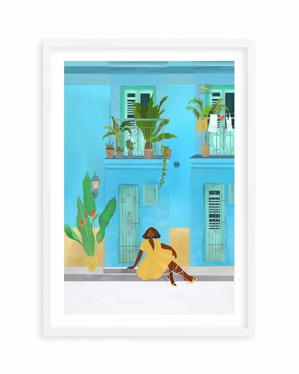 Chicha De Barrio by Petra Lizde Art Print from Olive et Oriel where you can shop wallpaper and artworks online