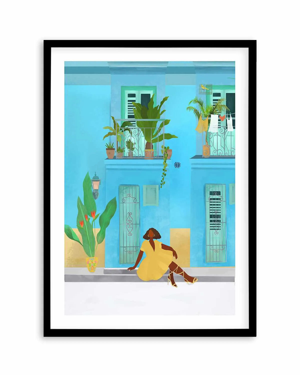 Chicha De Barrio by Petra Lizde Art Print from Olive et Oriel where you can shop wallpaper and artworks online
