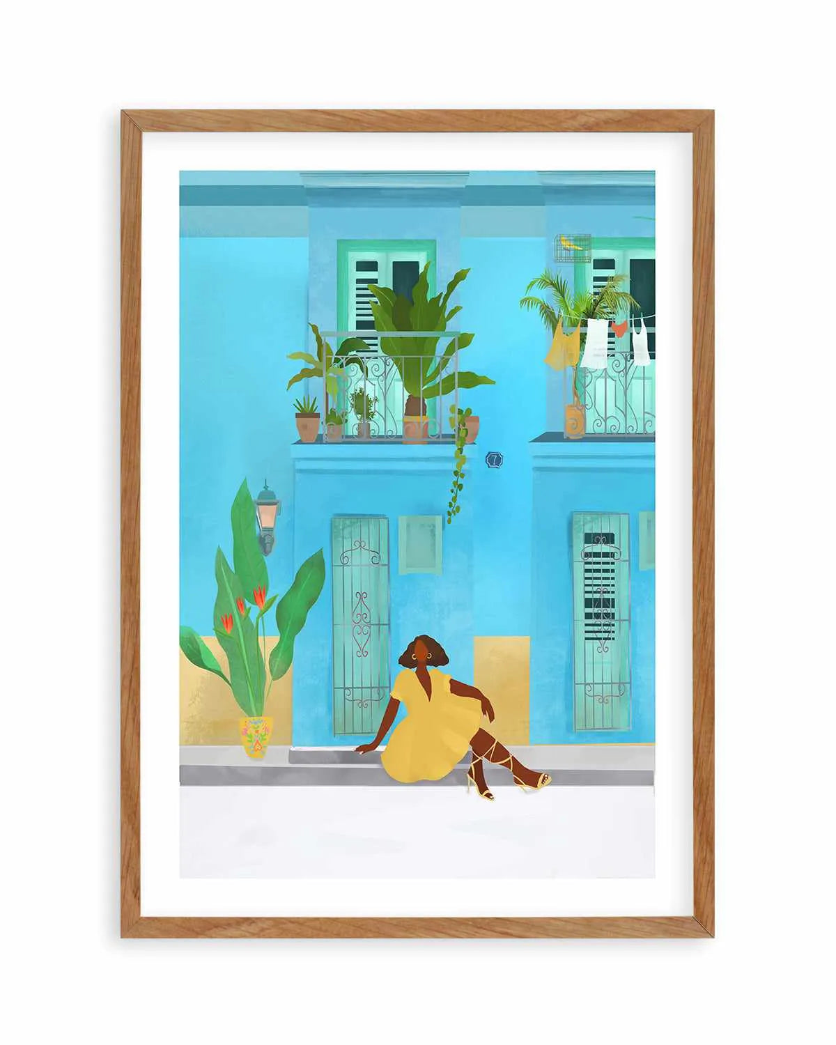 Chicha De Barrio by Petra Lizde Art Print from Olive et Oriel where you can shop wallpaper and artworks online