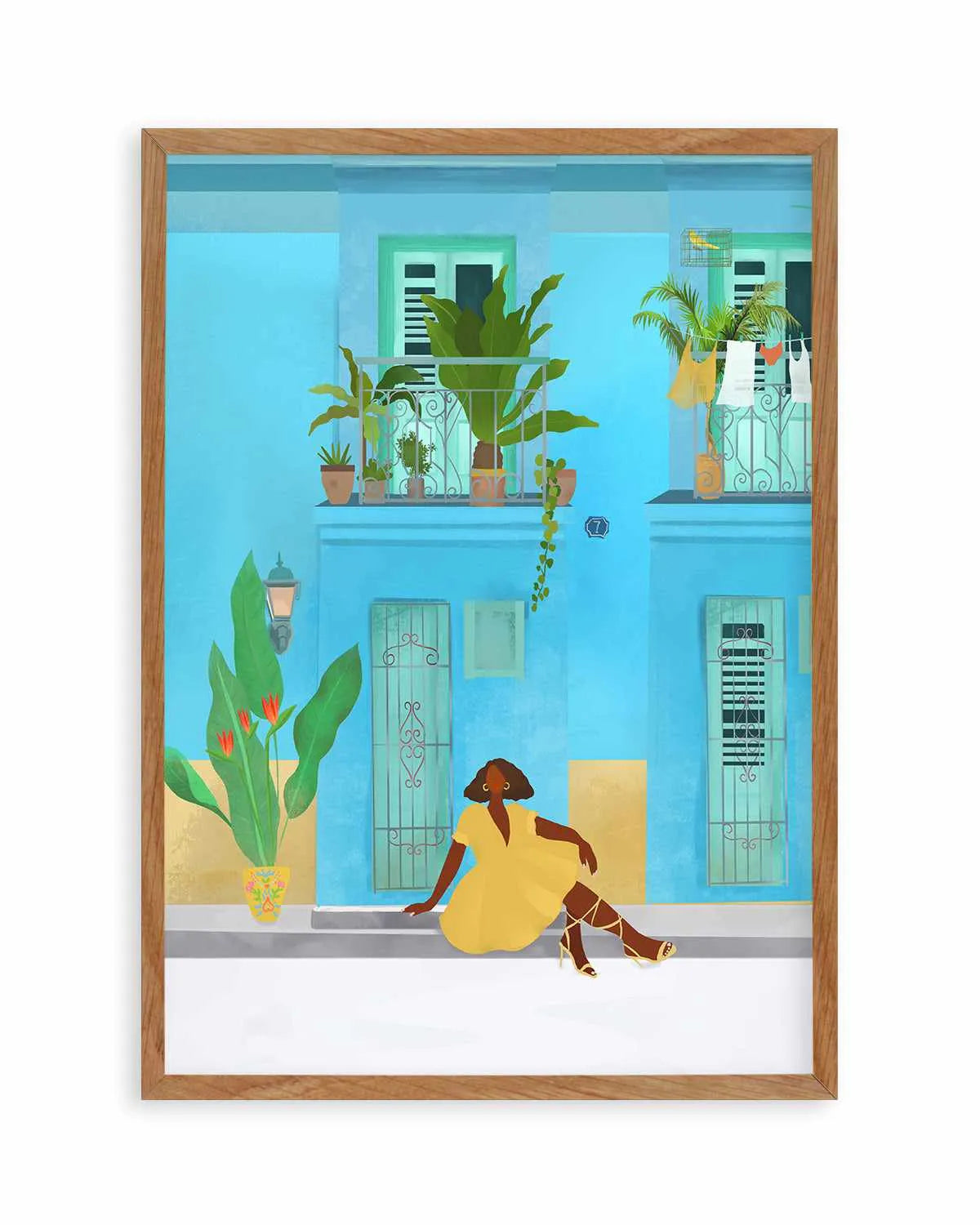 Chicha De Barrio by Petra Lizde Art Print from Olive et Oriel where you can shop wallpaper and artworks online