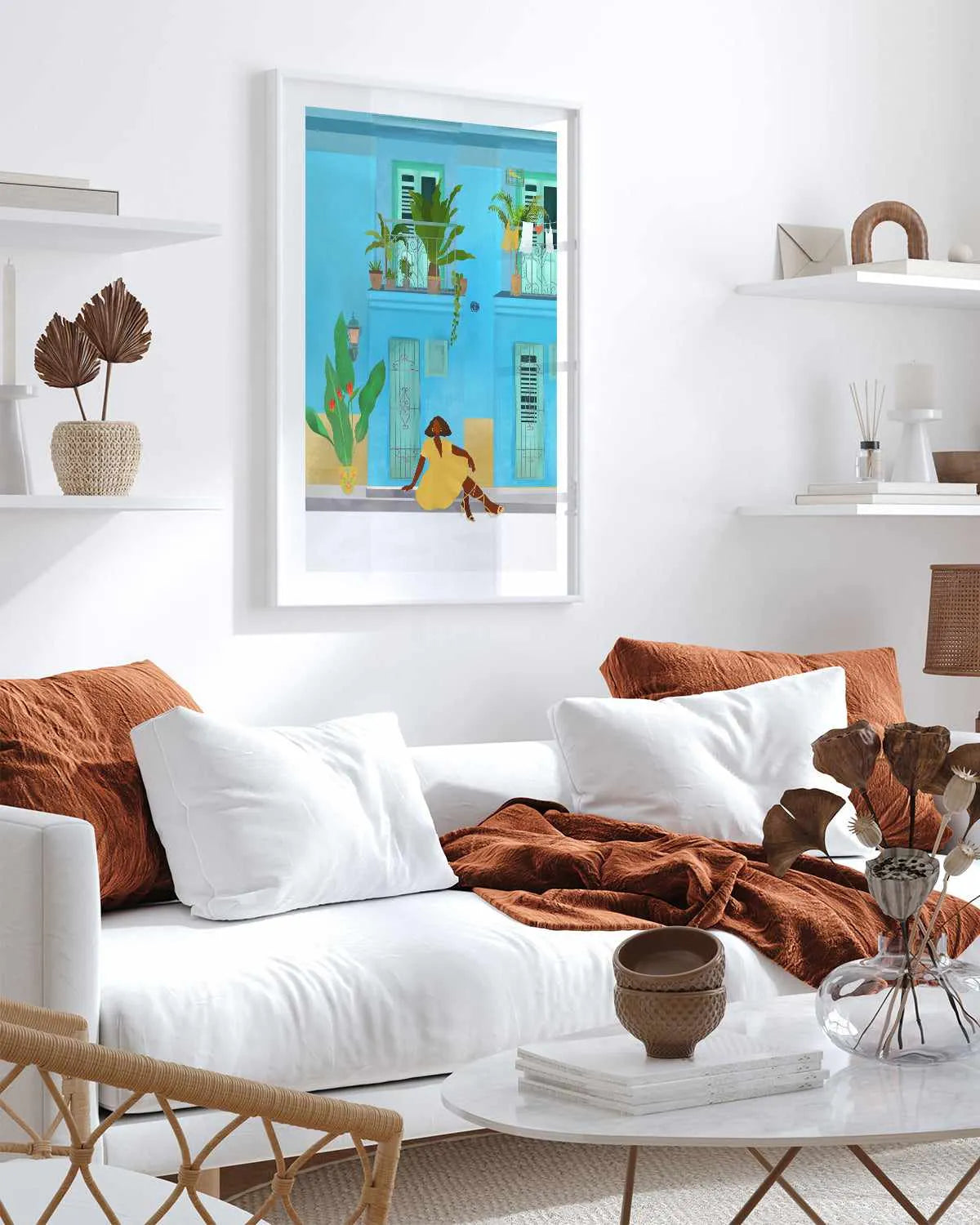 Chicha De Barrio by Petra Lizde Art Print from Olive et Oriel where you can shop wallpaper and artworks online