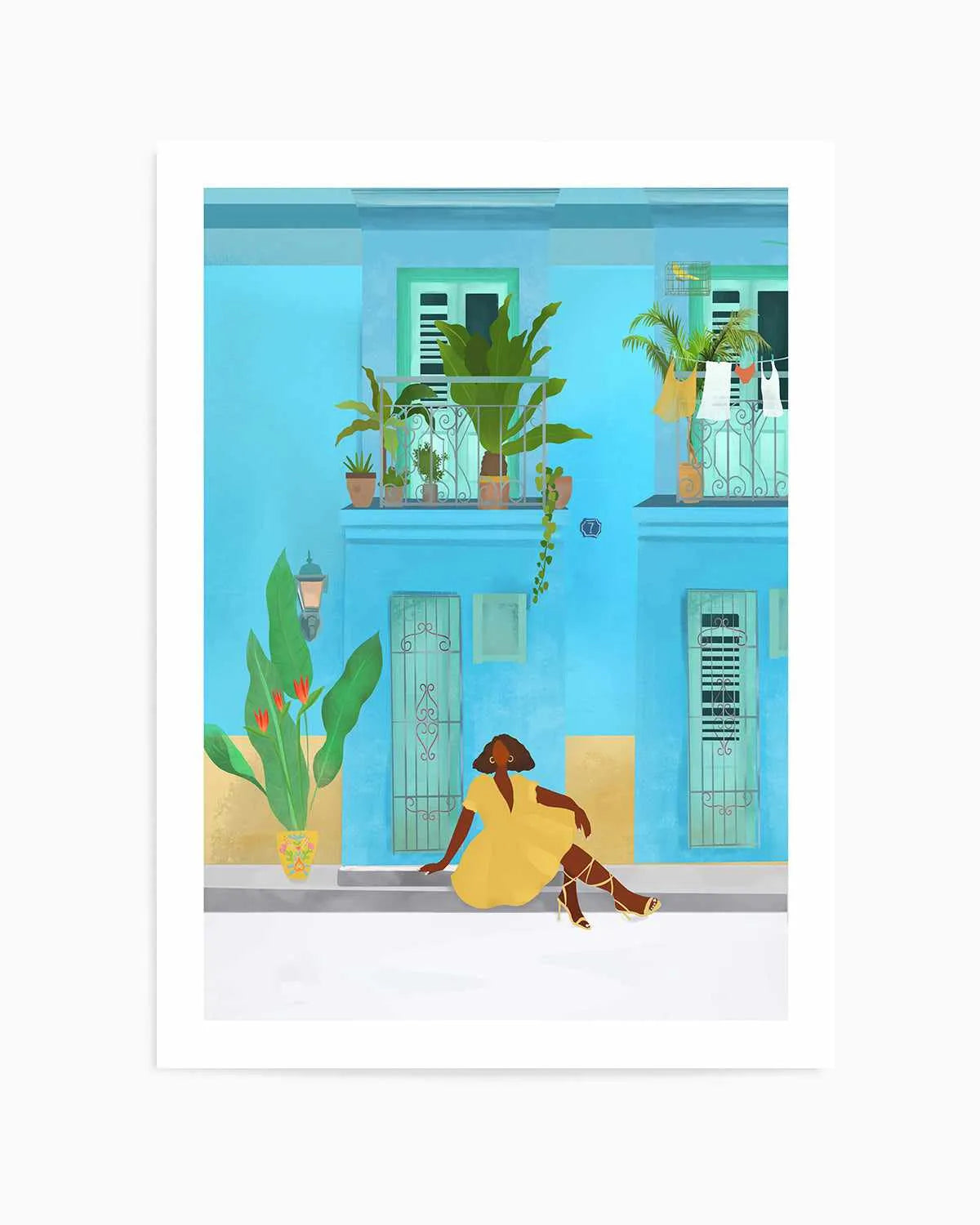 Chicha De Barrio by Petra Lizde Art Print from Olive et Oriel where you can shop wallpaper and artworks online