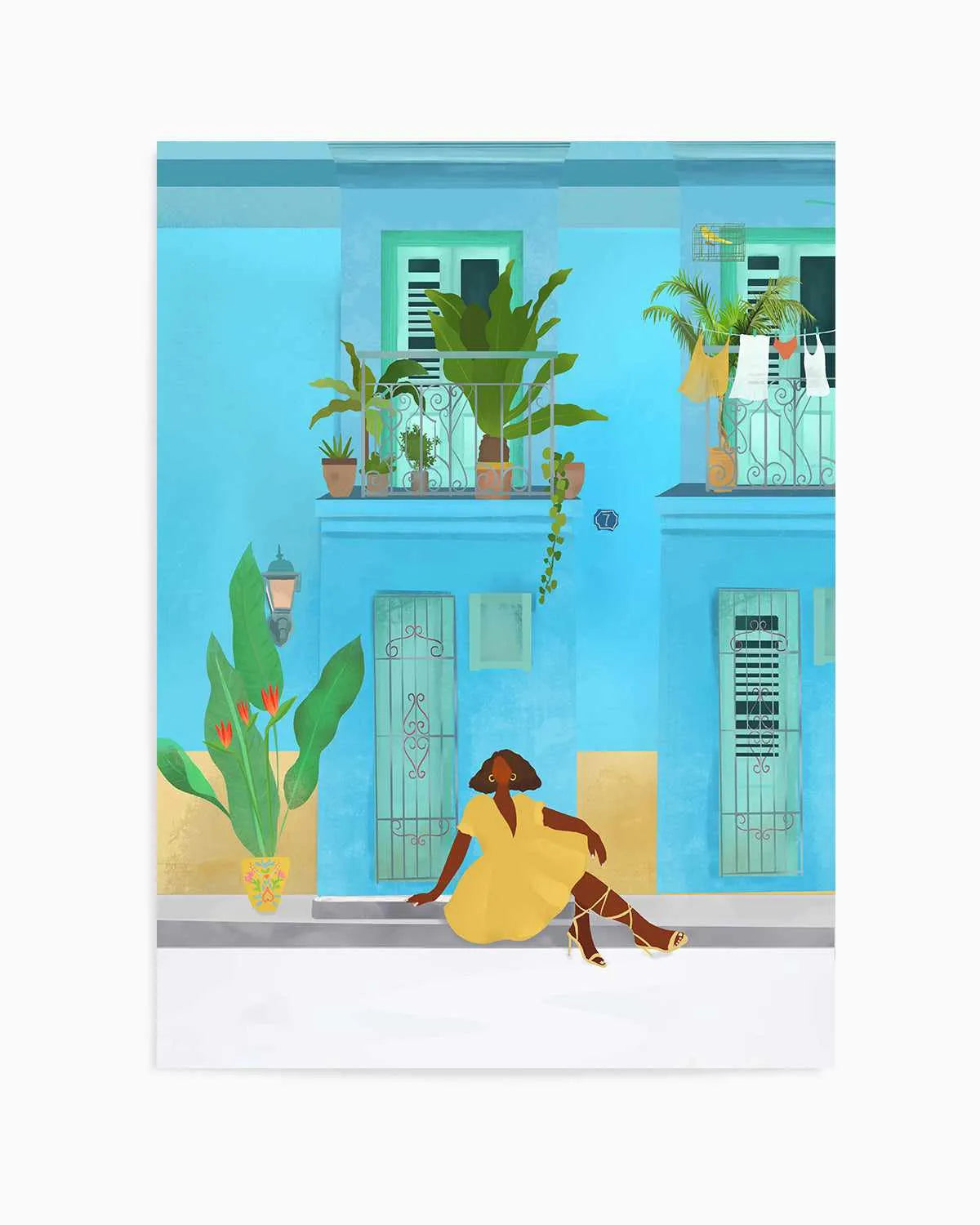 Chicha De Barrio by Petra Lizde Art Print from Olive et Oriel where you can shop wallpaper and artworks online