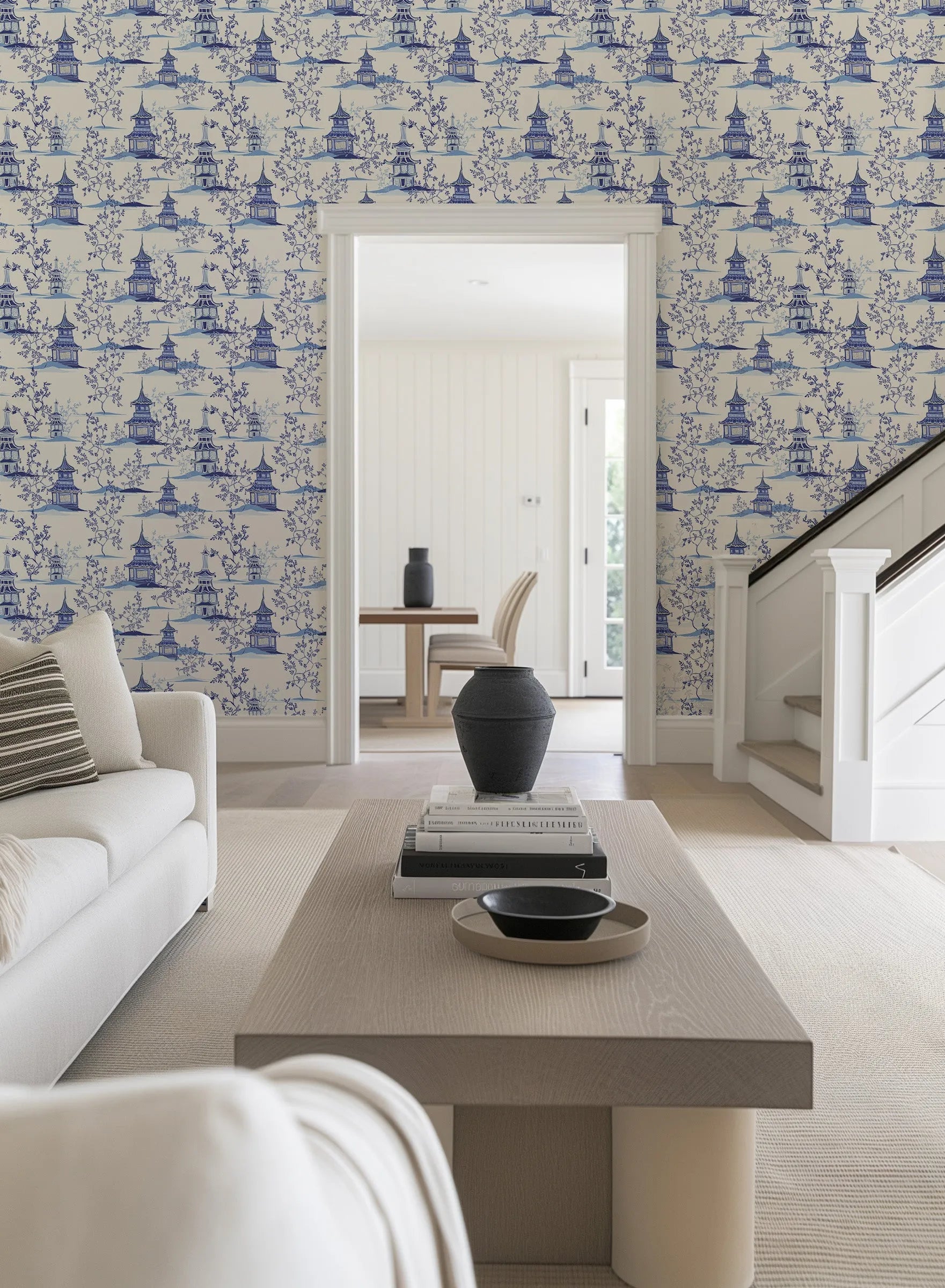 Chinoiserie I Wallpaper from Olive et Oriel where you can shop wallpaper and artworks online