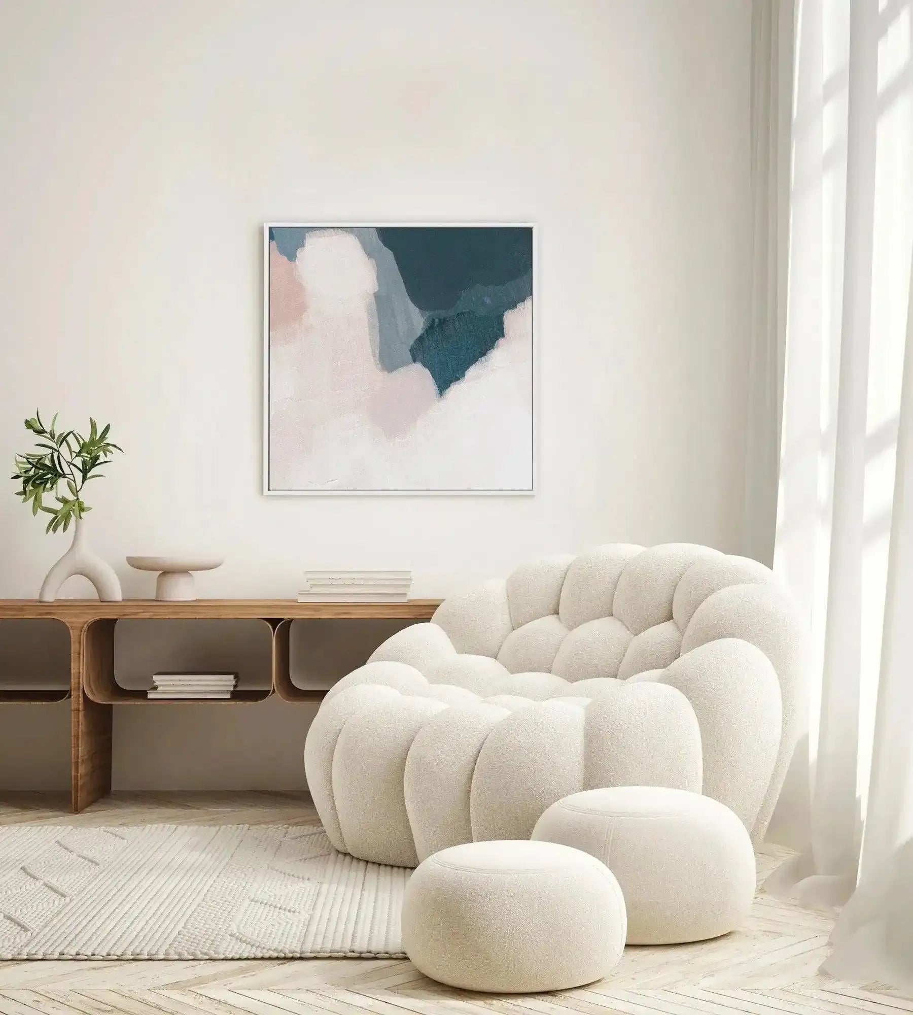 Chlo III SQ | Framed Canvas-CANVAS-You can shop wall art online with Olive et Oriel for everything from abstract art to fun kids wall art. Our beautiful modern art prints and canvas art are available from large canvas prints to wall art paintings and our proudly Australian artwork collection offers only the highest quality framed large wall art and canvas art Australia - You can buy fashion photography prints or Hampton print posters and paintings on canvas from Olive et Oriel and have them deli