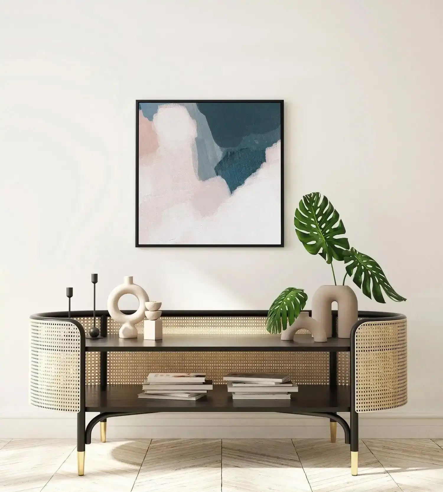 Chlo III SQ | Framed Canvas-CANVAS-You can shop wall art online with Olive et Oriel for everything from abstract art to fun kids wall art. Our beautiful modern art prints and canvas art are available from large canvas prints to wall art paintings and our proudly Australian artwork collection offers only the highest quality framed large wall art and canvas art Australia - You can buy fashion photography prints or Hampton print posters and paintings on canvas from Olive et Oriel and have them deli