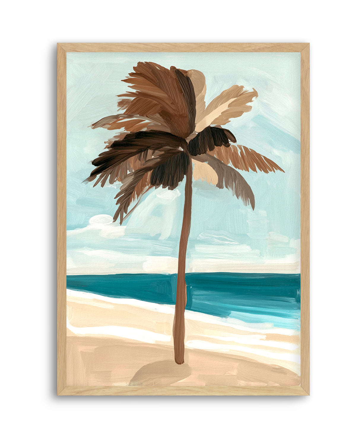 Chocolate Palm Tree | Art Print from Olive et Oriel where you can shop wallpaper and artworks online
