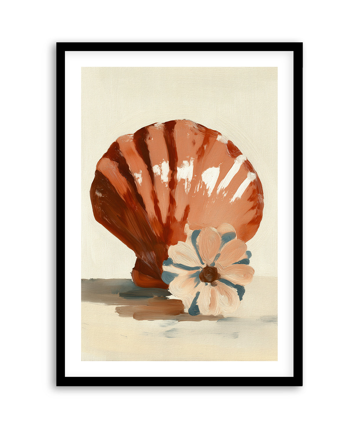 Chocolate Shells II | Art Print from Olive et Oriel where you can shop wallpaper and artworks online