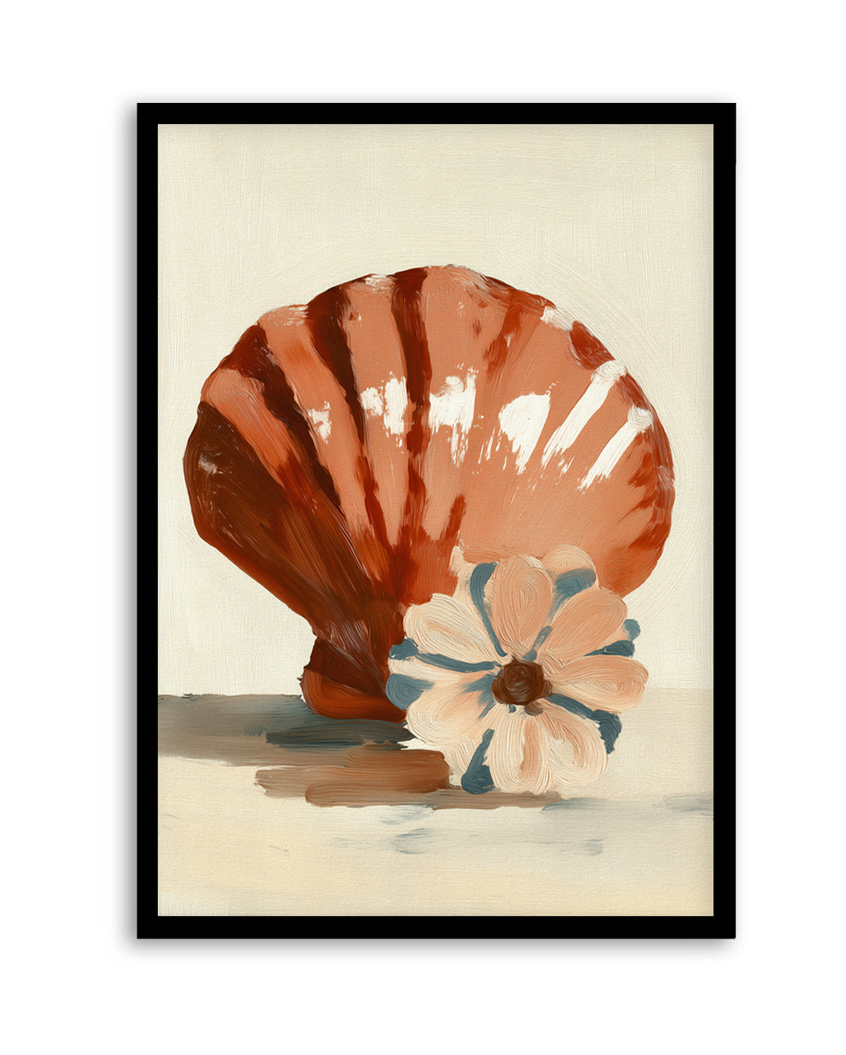 Chocolate Shells II | Art Print from Olive et Oriel where you can shop wallpaper and artworks online