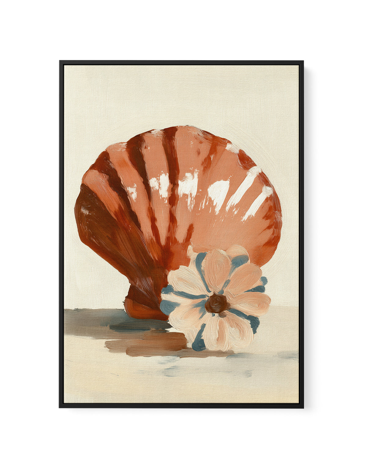 Chocolate Shells II | Framed Canvas Art Print from Olive et Oriel where you can shop wallpaper and artworks online