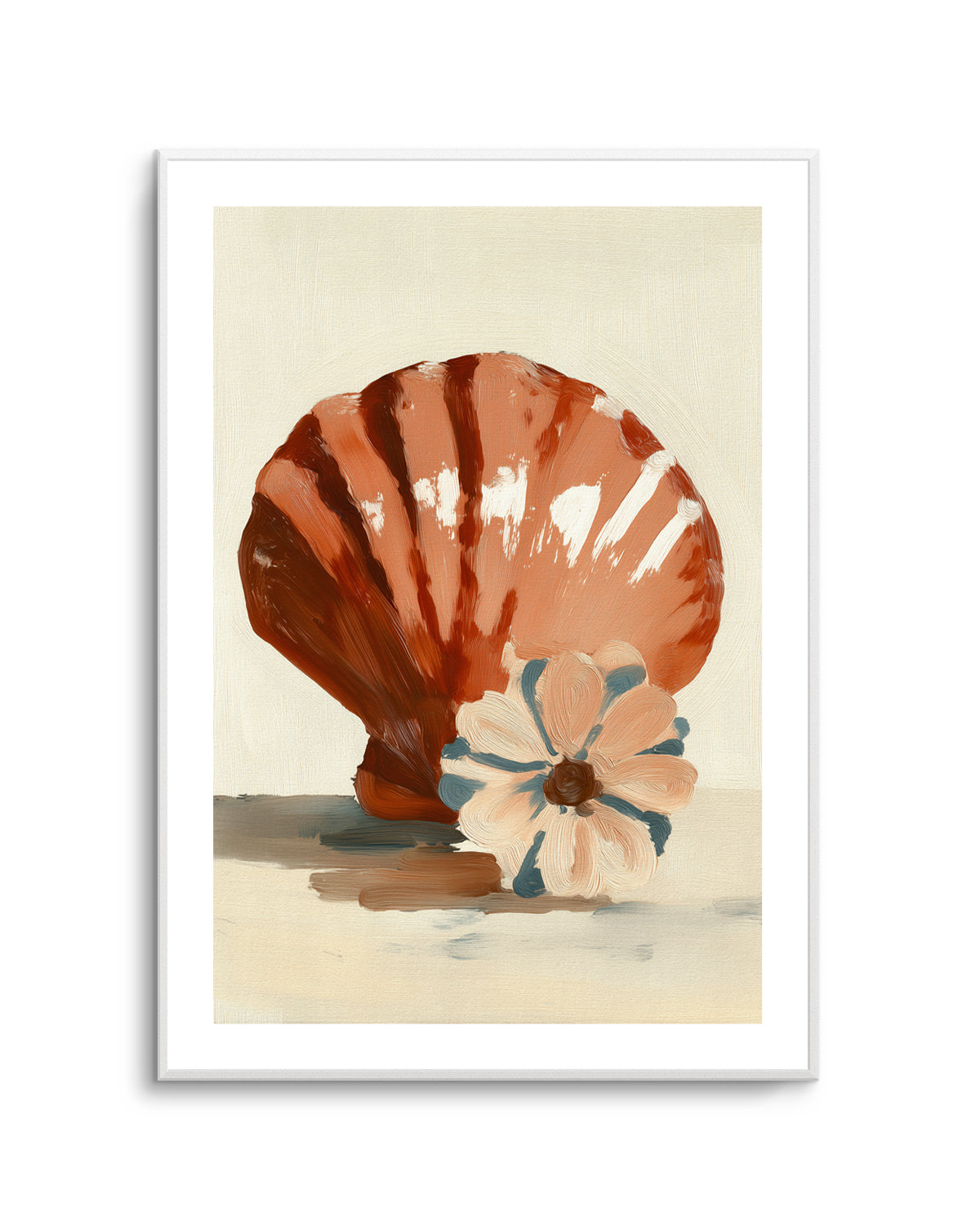 Chocolate Shells II | Art Print from Olive et Oriel where you can shop wallpaper and artworks online
