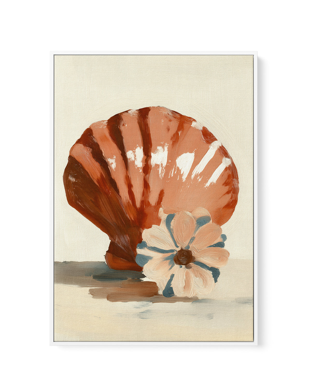 Chocolate Shells II | Framed Canvas Art Print from Olive et Oriel where you can shop wallpaper and artworks online