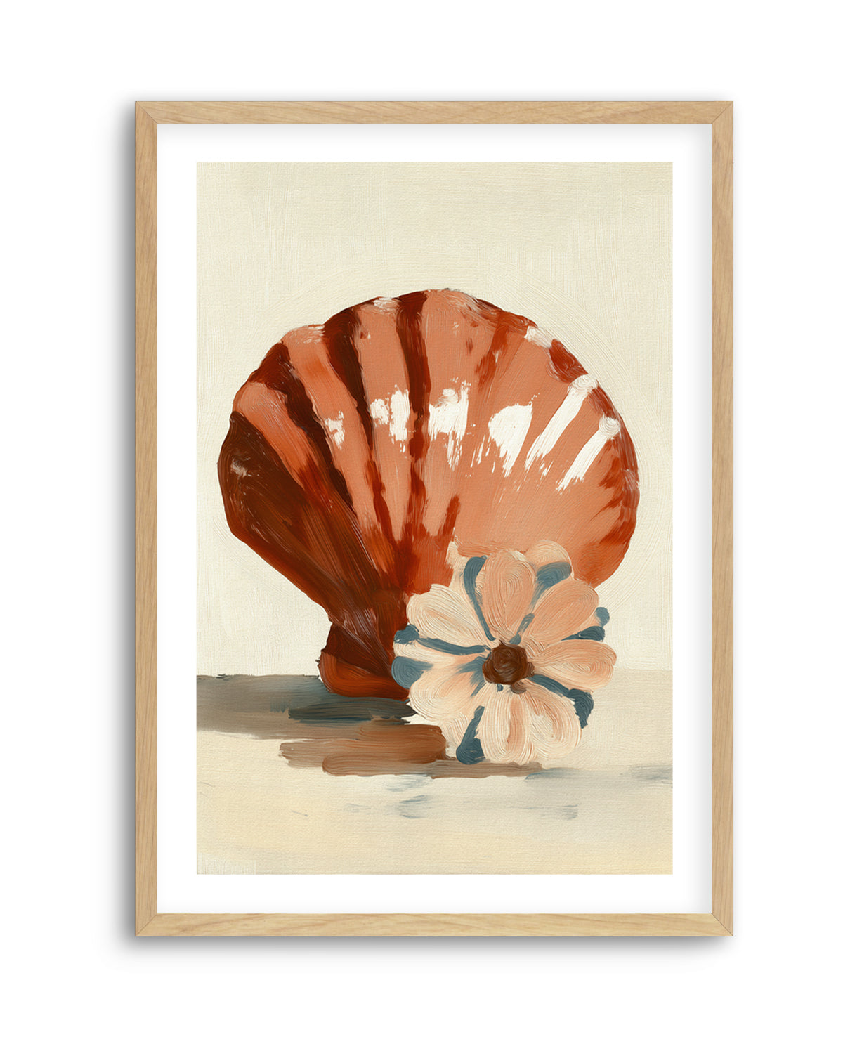 Chocolate Shells II | Art Print from Olive et Oriel where you can shop wallpaper and artworks online