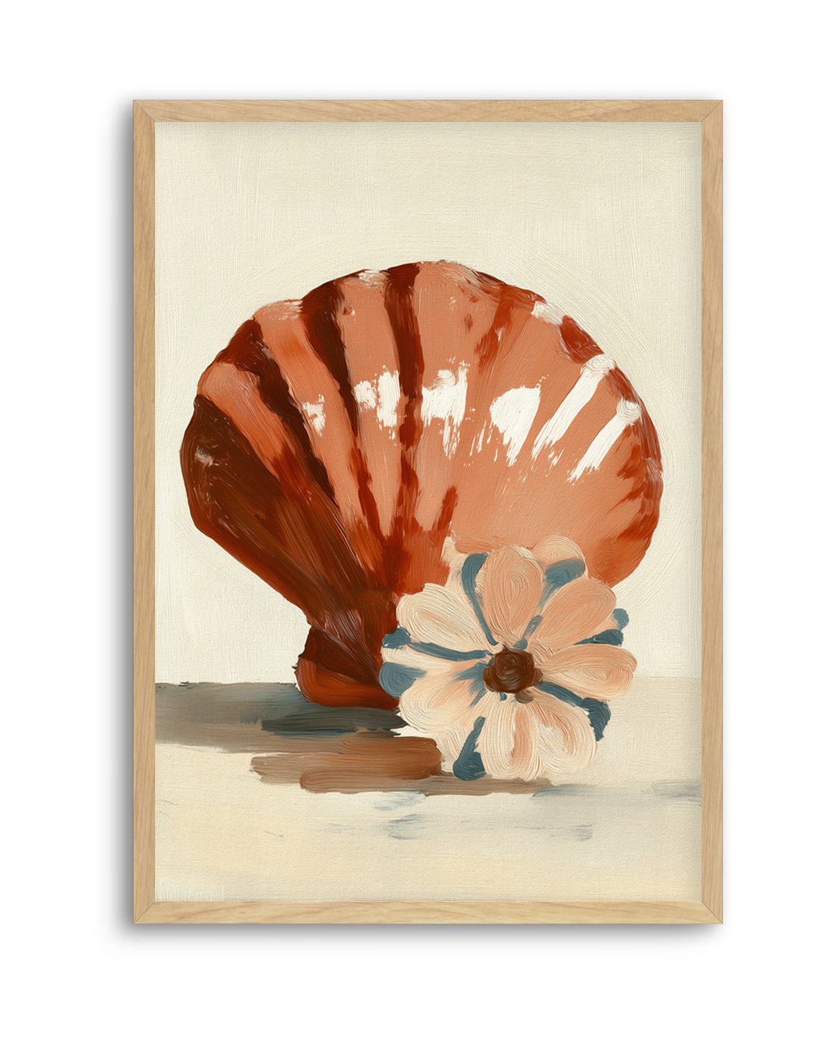 Chocolate Shells II | Art Print from Olive et Oriel where you can shop wallpaper and artworks online