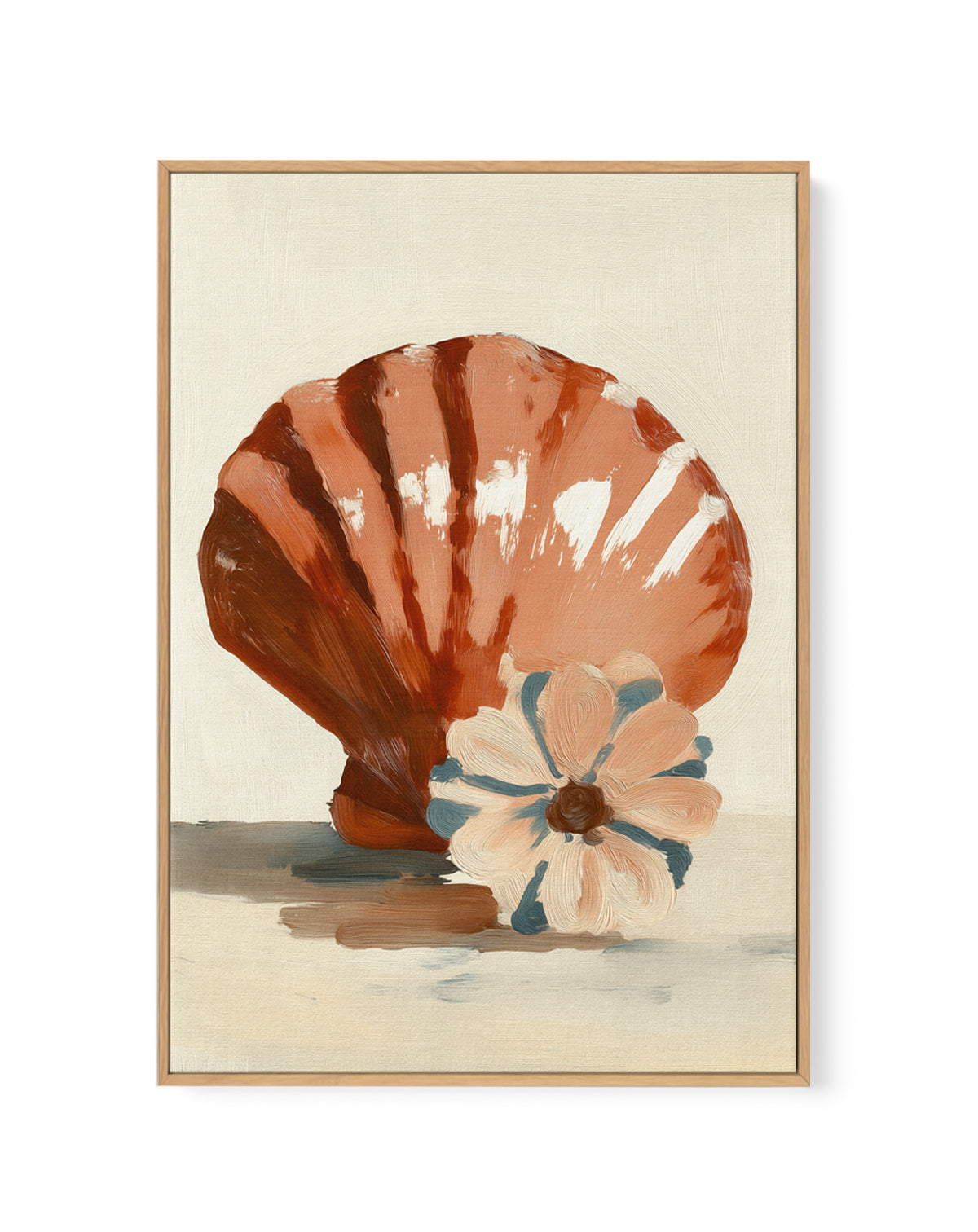 Chocolate Shells II | Framed Canvas Art Print from Olive et Oriel where you can shop wallpaper and artworks online