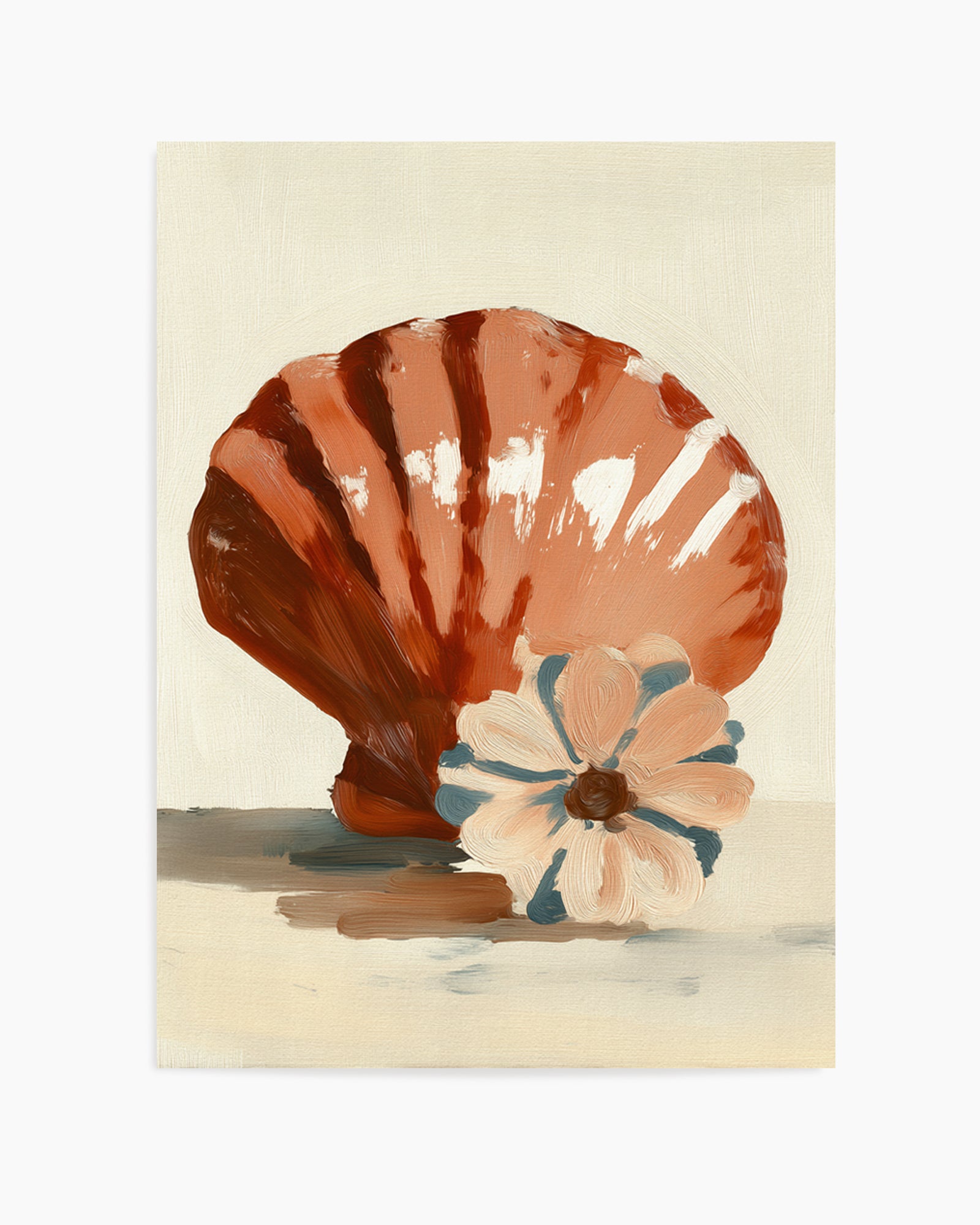 Chocolate Shells II | Art Print from Olive et Oriel where you can shop wallpaper and artworks online