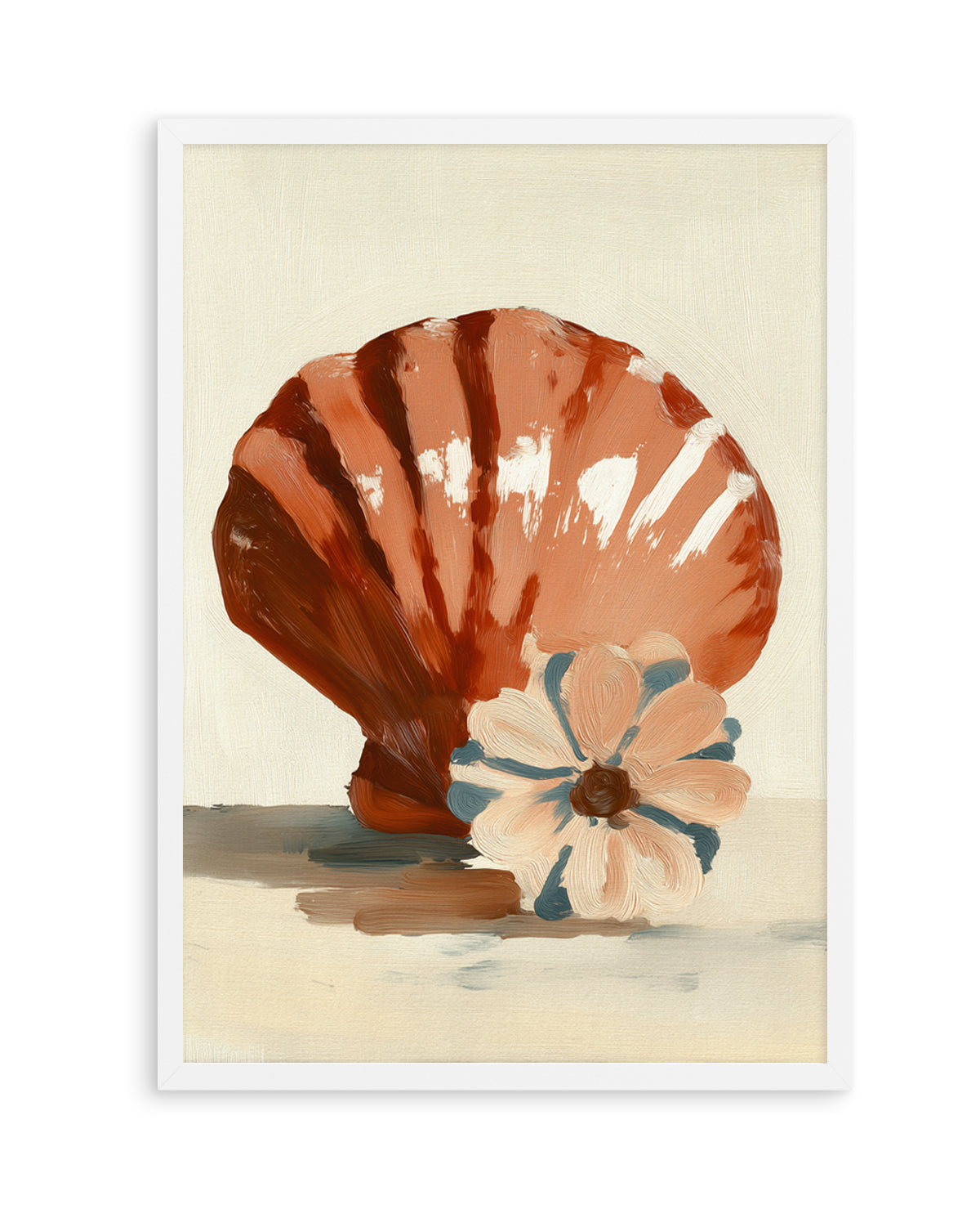 Chocolate Shells II | Art Print from Olive et Oriel where you can shop wallpaper and artworks online