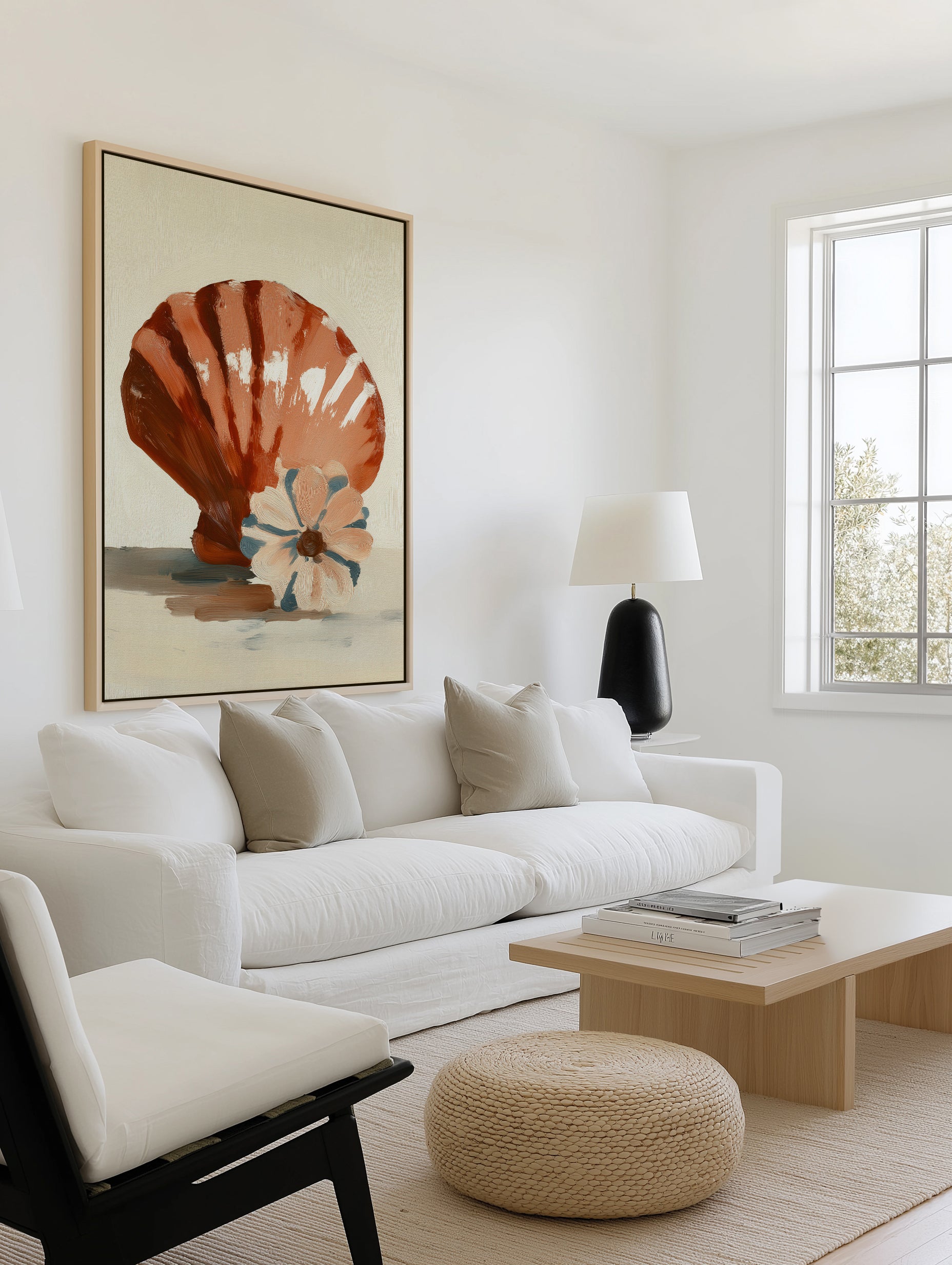 Chocolate Shells II | Framed Canvas Art Print from Olive et Oriel where you can shop wallpaper and artworks online