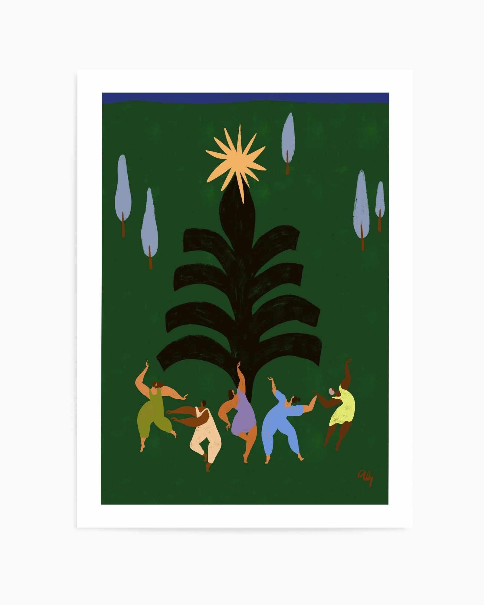 Christmas Revelrie by Arty Guava | Art Print from Olive et Oriel where you can shop wallpaper and artworks online