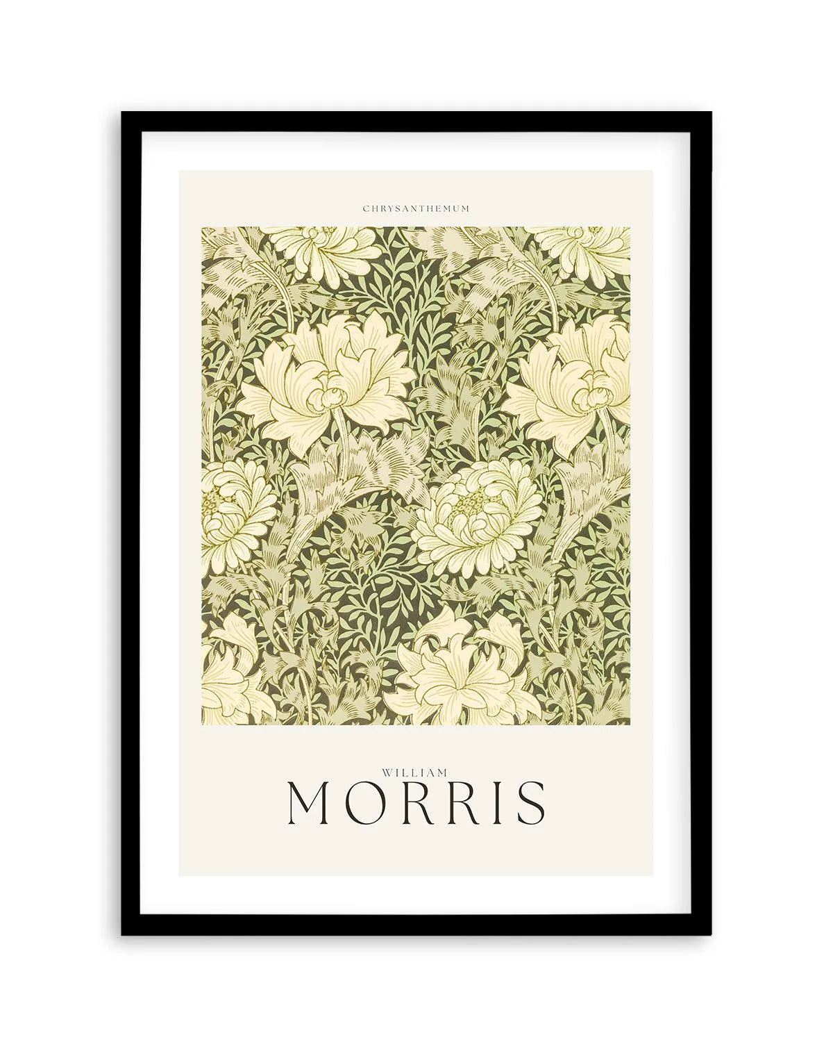 Chrysanthemum by William Morris Art Print from Olive et Oriel where you can shop wallpaper and artworks online