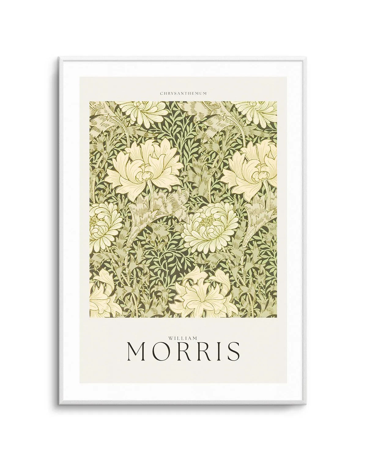 Chrysanthemum by William Morris Art Print from Olive et Oriel where you can shop wallpaper and artworks online