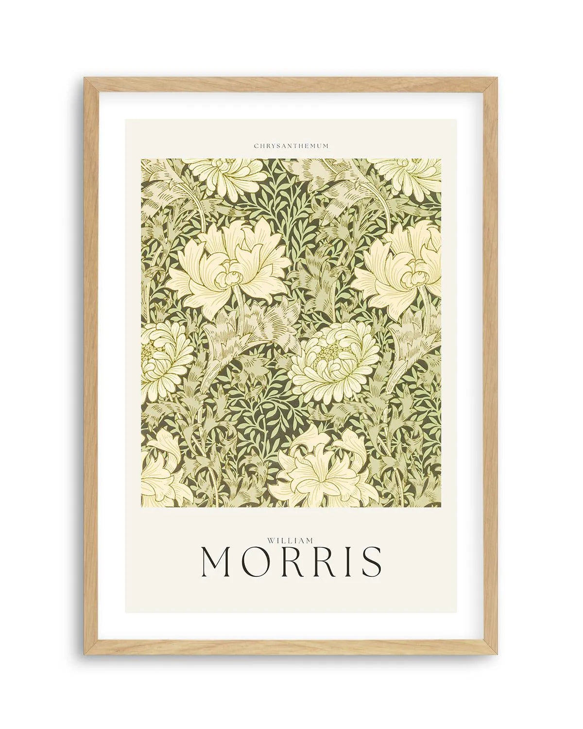 Chrysanthemum by William Morris Art Print from Olive et Oriel where you can shop wallpaper and artworks online