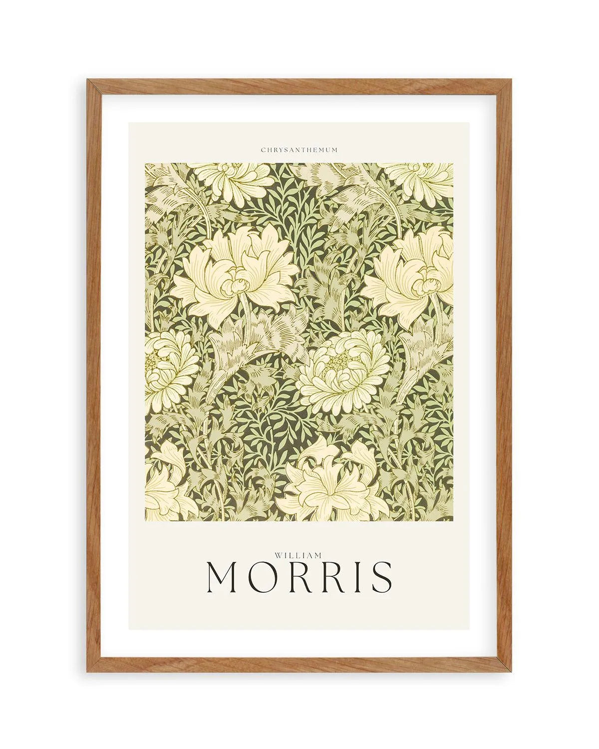 Chrysanthemum by William Morris Art Print from Olive et Oriel where you can shop wallpaper and artworks online