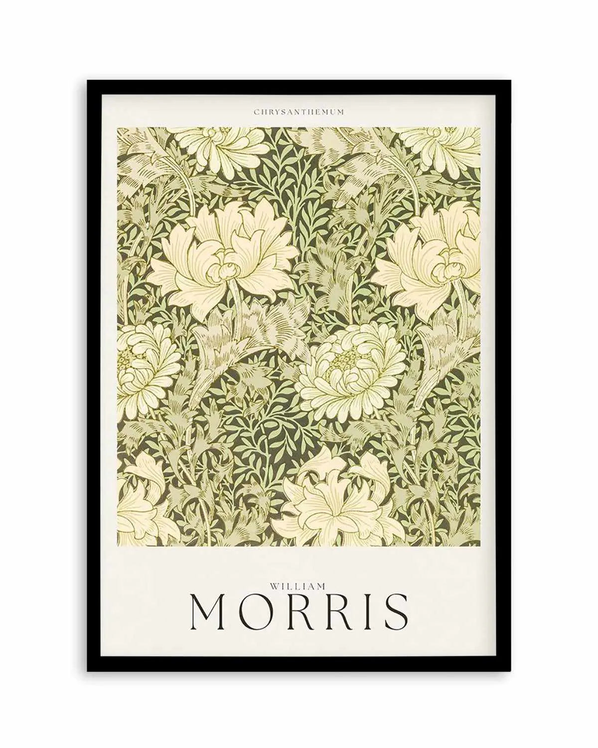 Chrysanthemum by William Morris Art Print from Olive et Oriel where you can shop wallpaper and artworks online