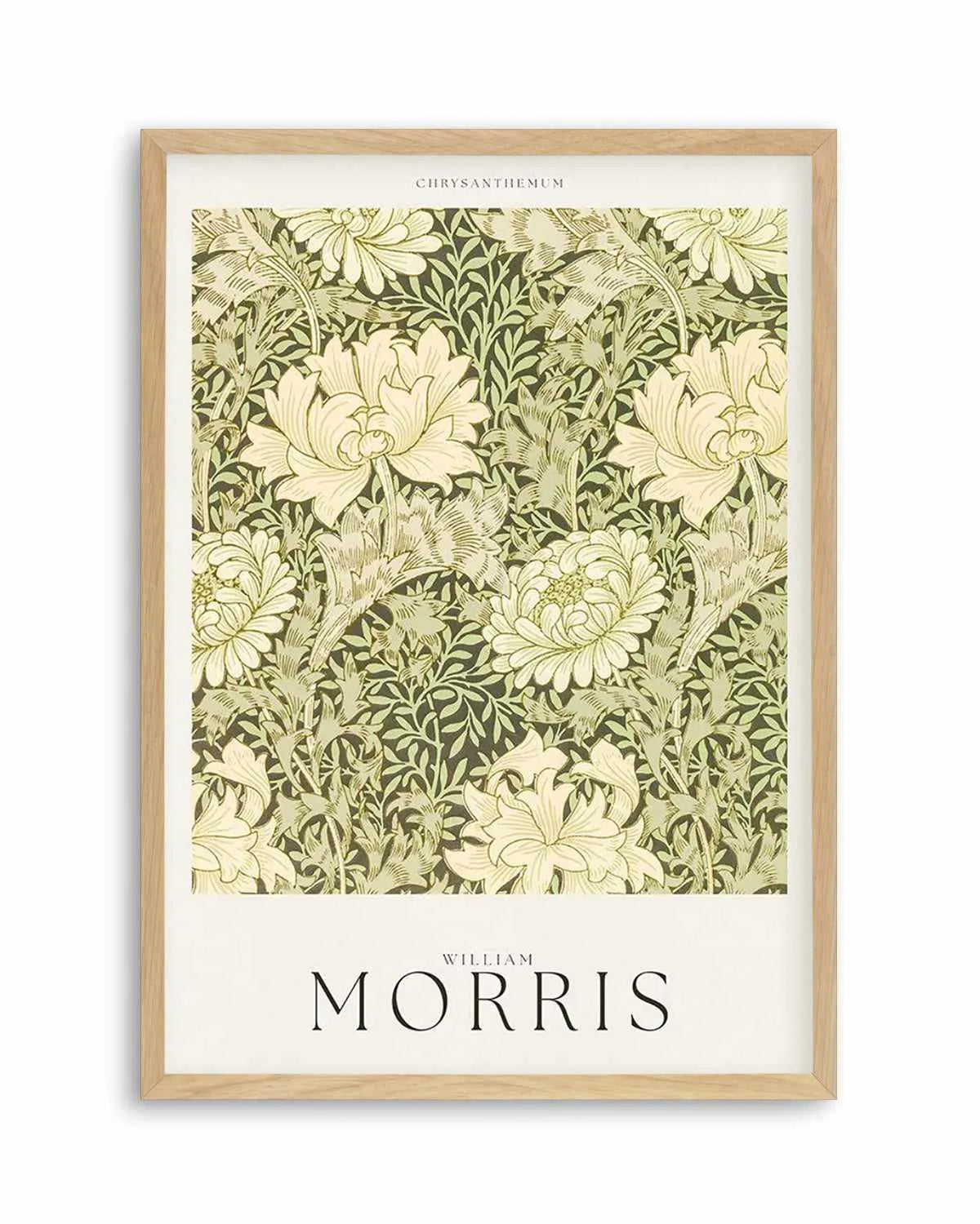 Chrysanthemum by William Morris Art Print from Olive et Oriel where you can shop wallpaper and artworks online