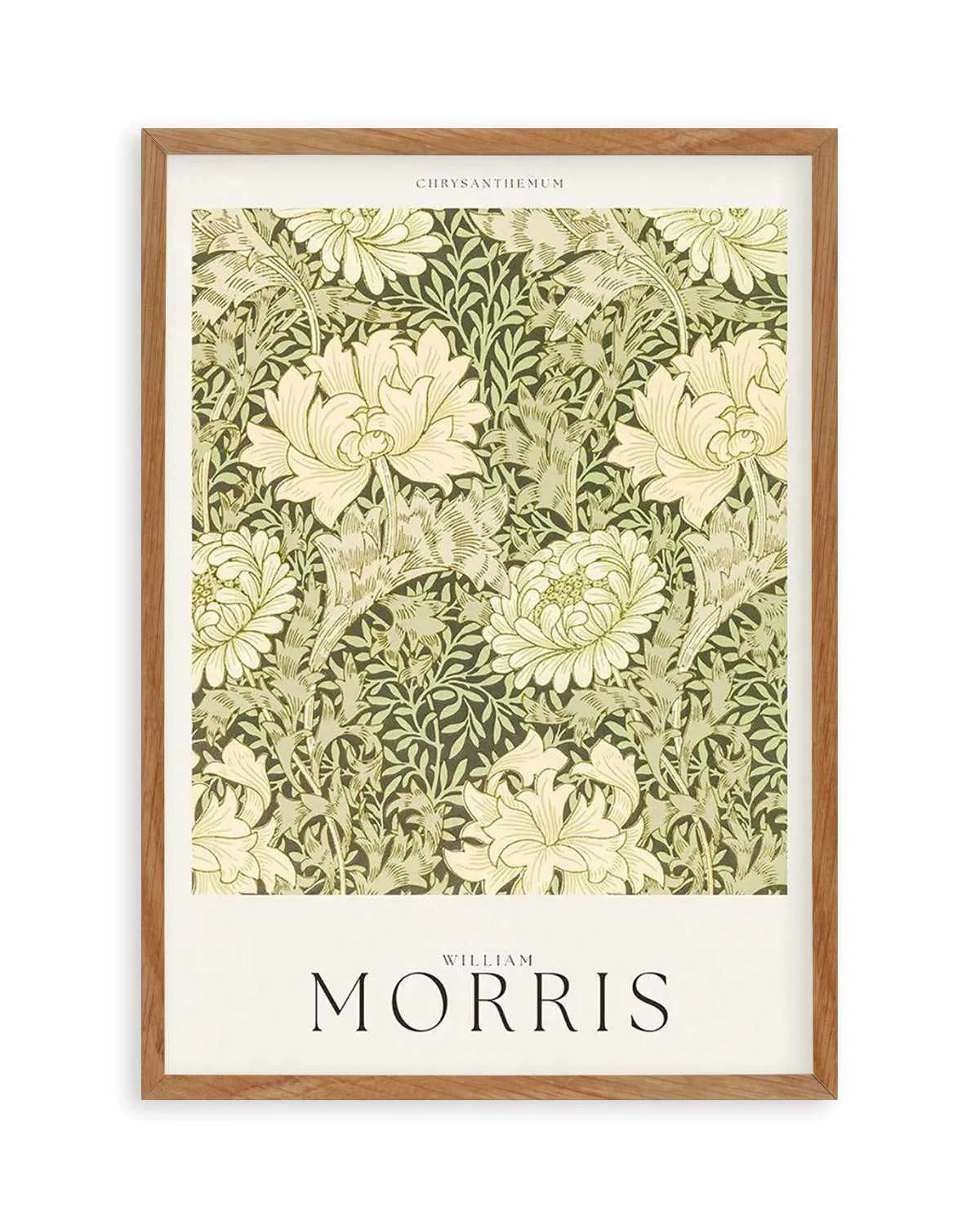 Chrysanthemum by William Morris Art Print from Olive et Oriel where you can shop wallpaper and artworks online