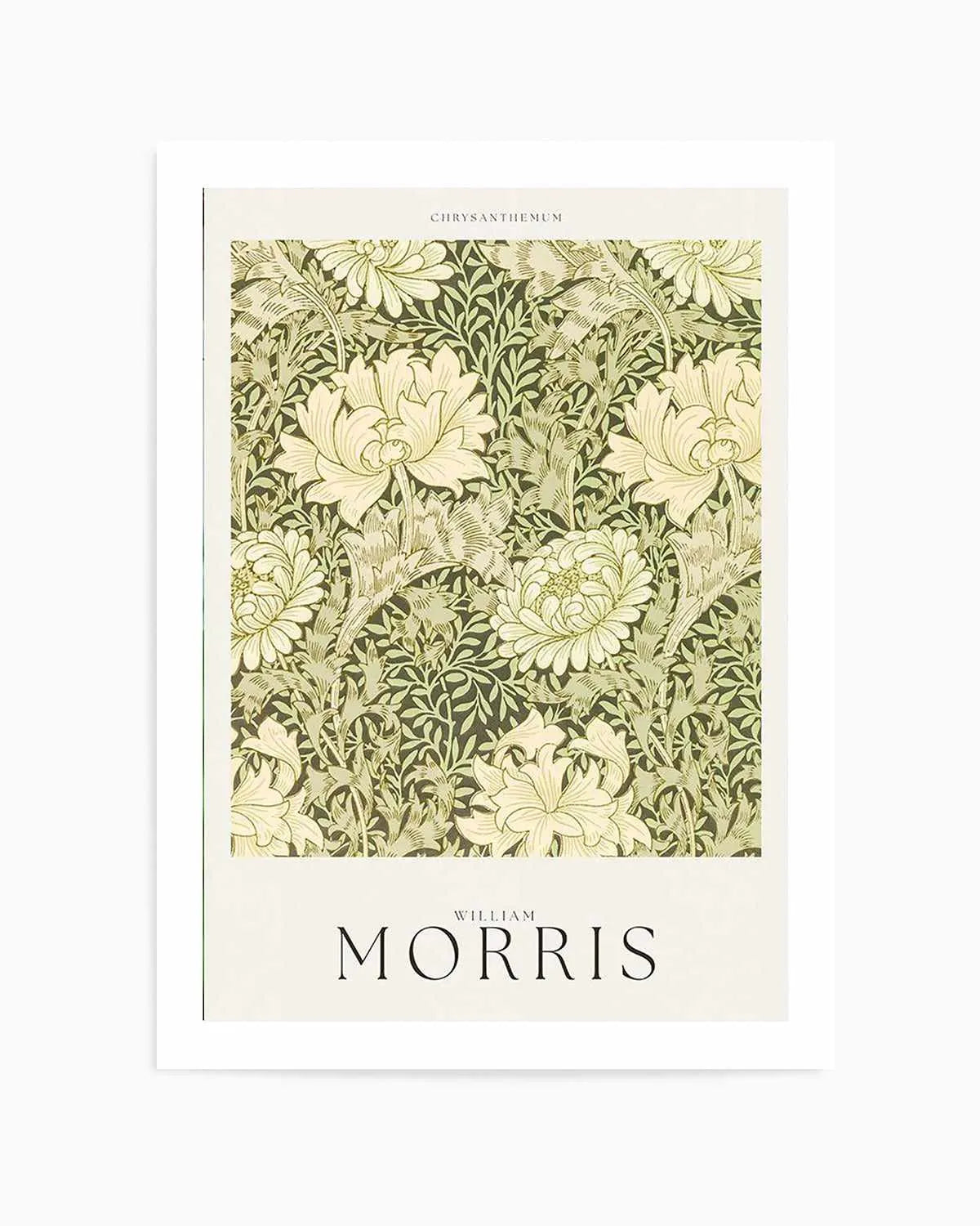 Chrysanthemum by William Morris Art Print from Olive et Oriel where you can shop wallpaper and artworks online