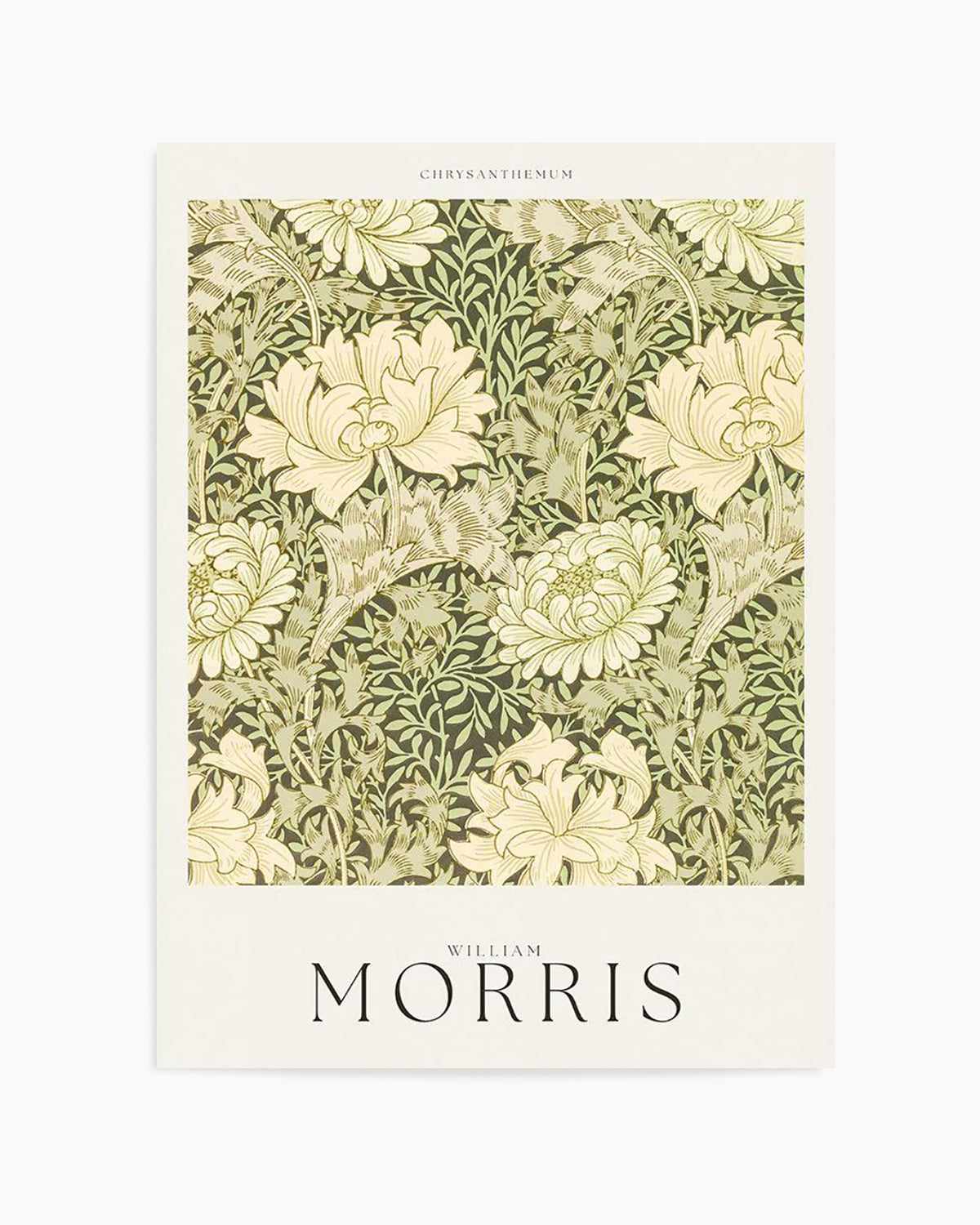 Chrysanthemum by William Morris Art Print