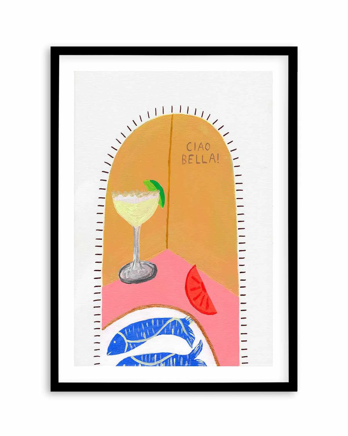 Ciao Bella I by Britney Turner Art Print from Olive et Oriel where you can shop wallpaper and artworks online