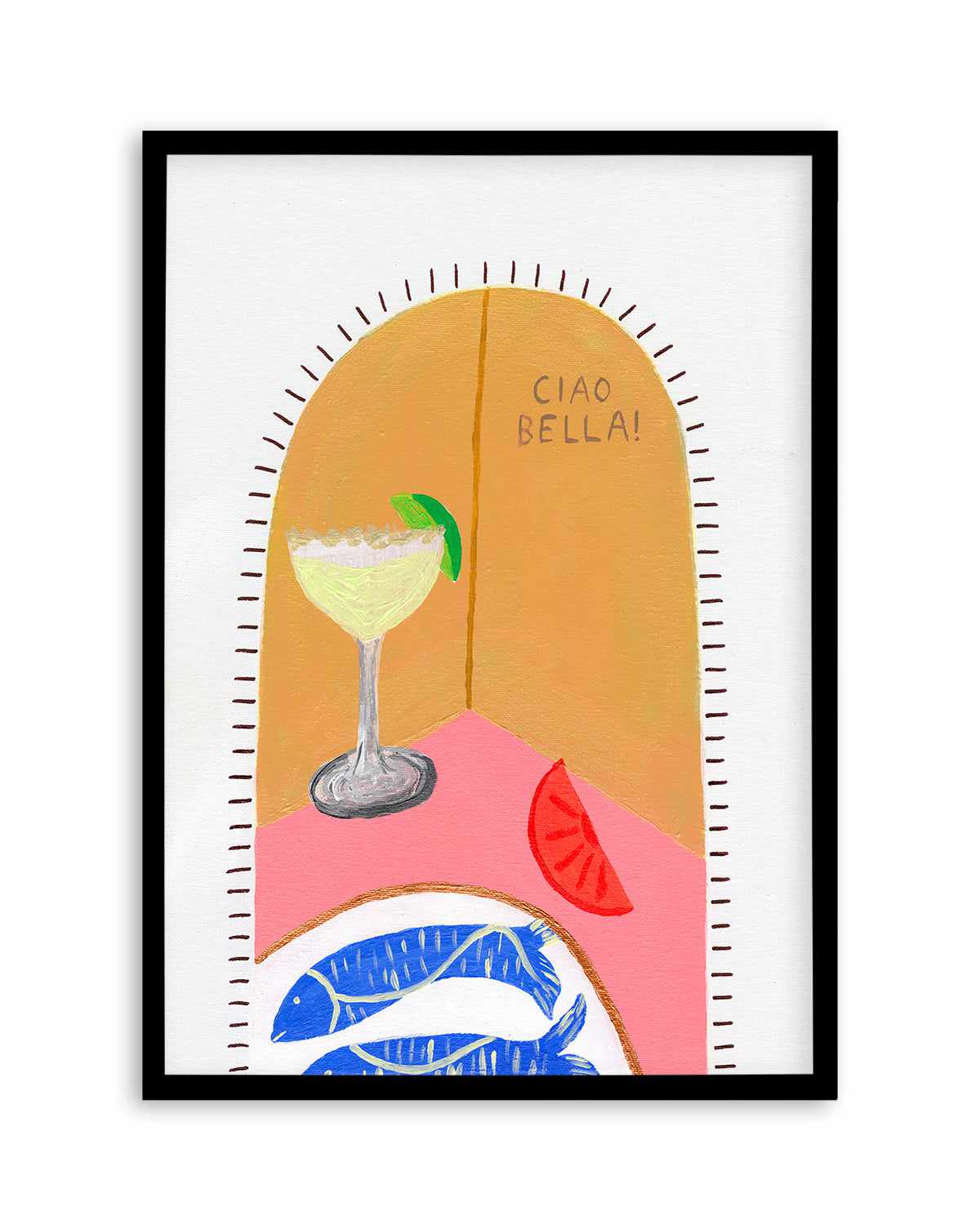 Ciao Bella I by Britney Turner Art Print