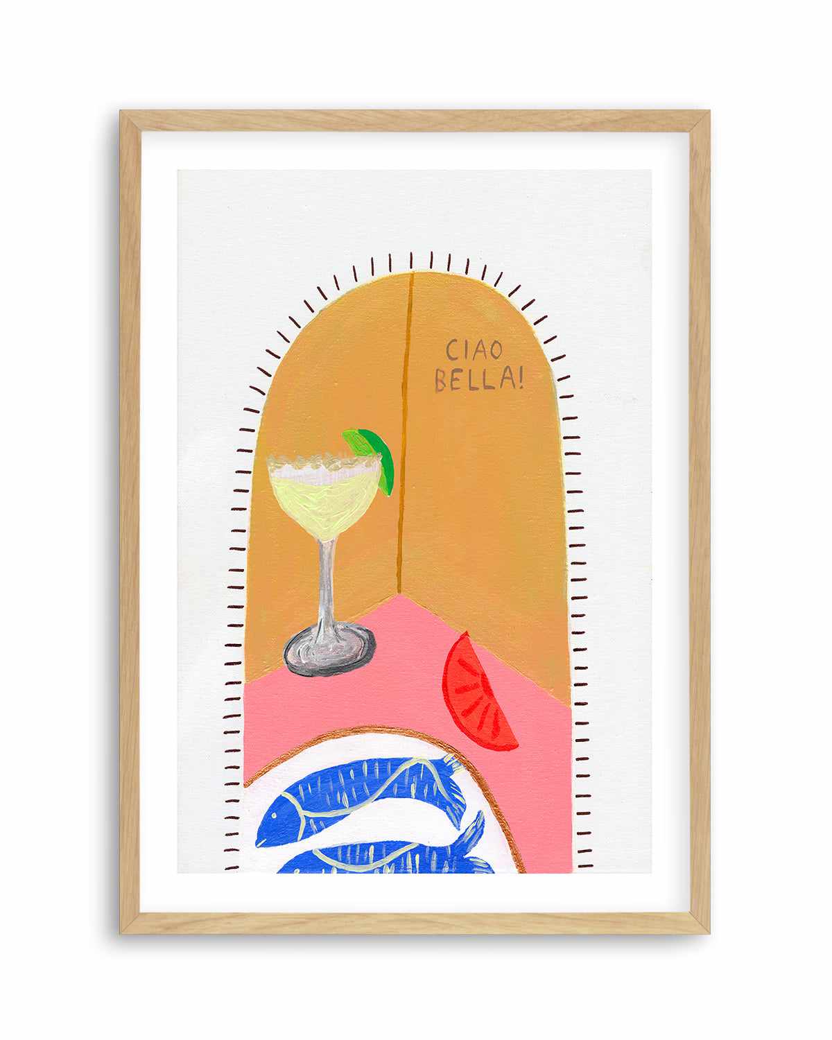 Ciao Bella I by Britney Turner Art Print