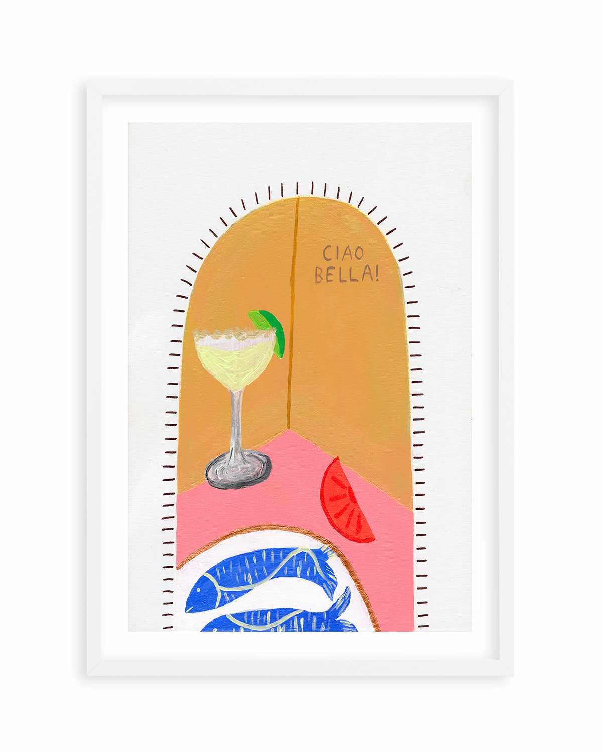 Ciao Bella I by Britney Turner Art Print