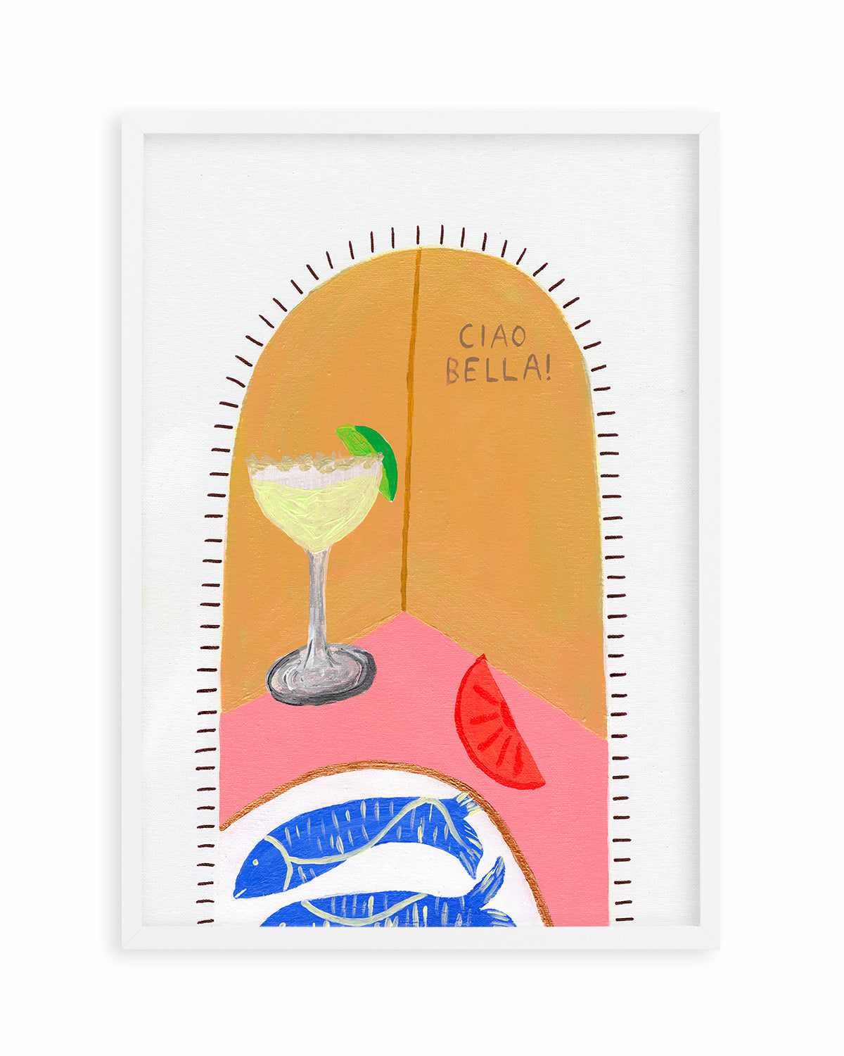 Ciao Bella I by Britney Turner Art Print