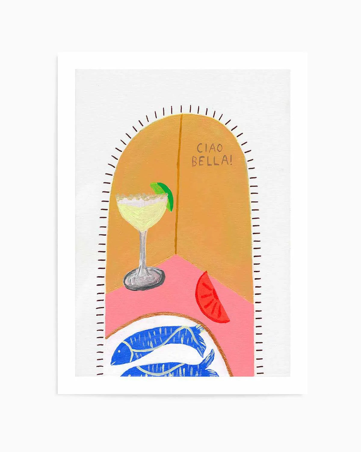 Ciao Bella I by Britney Turner Art Print from Olive et Oriel where you can shop wallpaper and artworks online