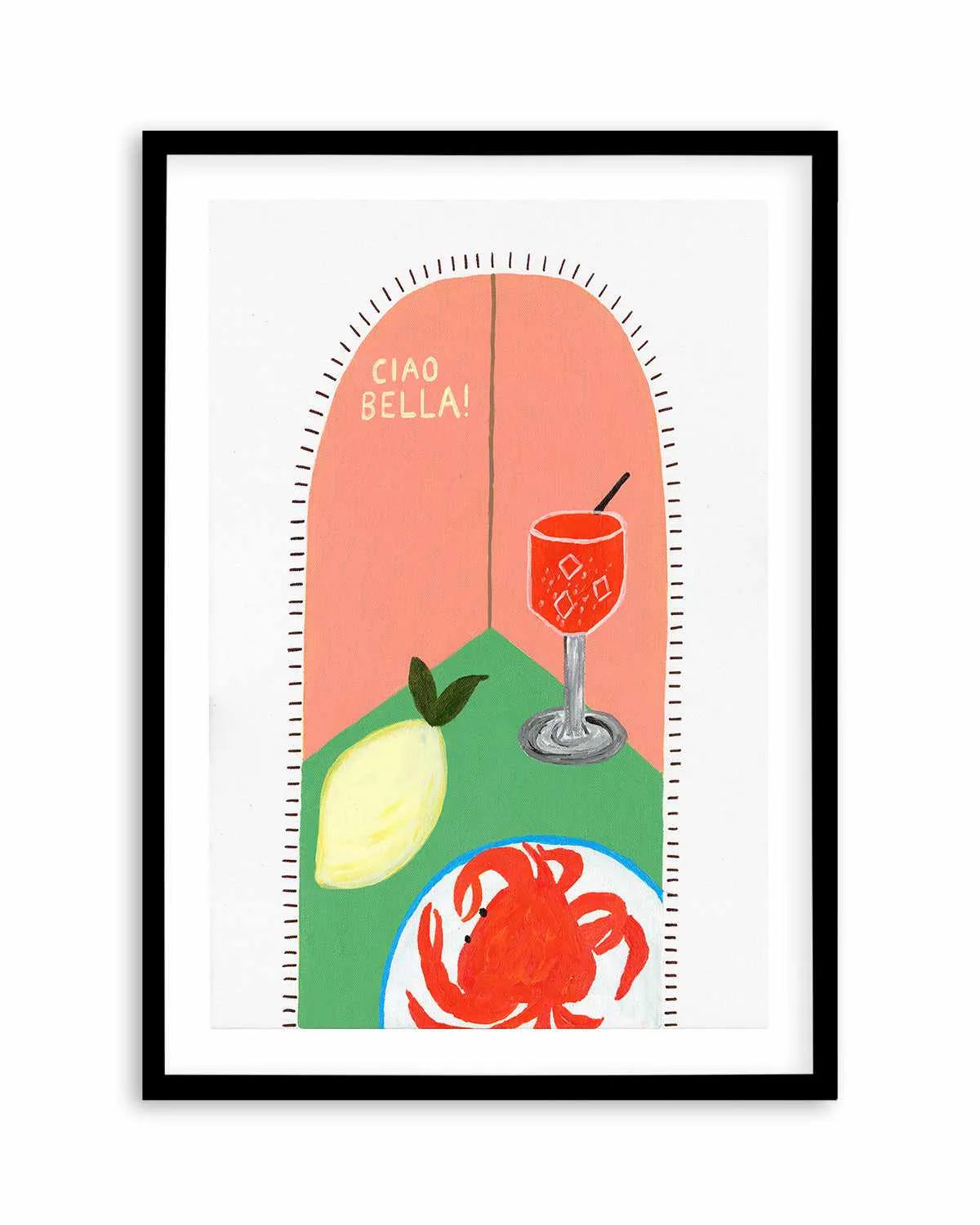 Ciao Bella II by Britney Turner Art Print from Olive et Oriel where you can shop wallpaper and artworks online