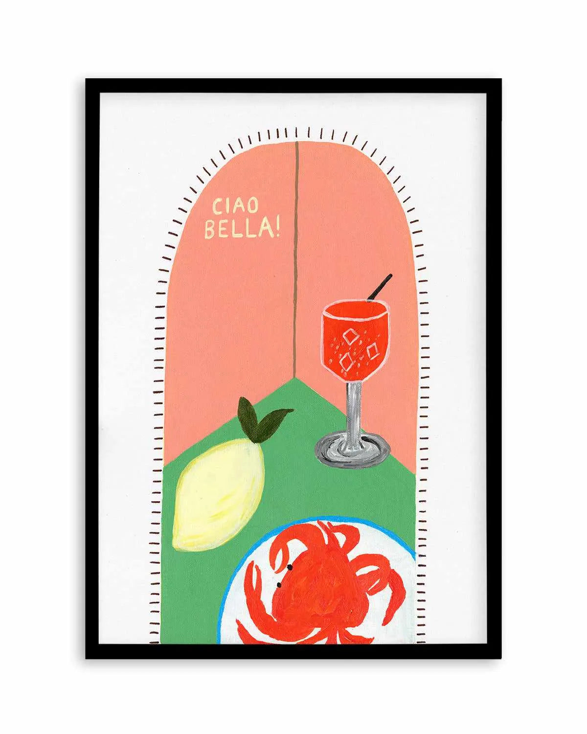 Ciao Bella II by Britney Turner Art Print from Olive et Oriel where you can shop wallpaper and artworks online