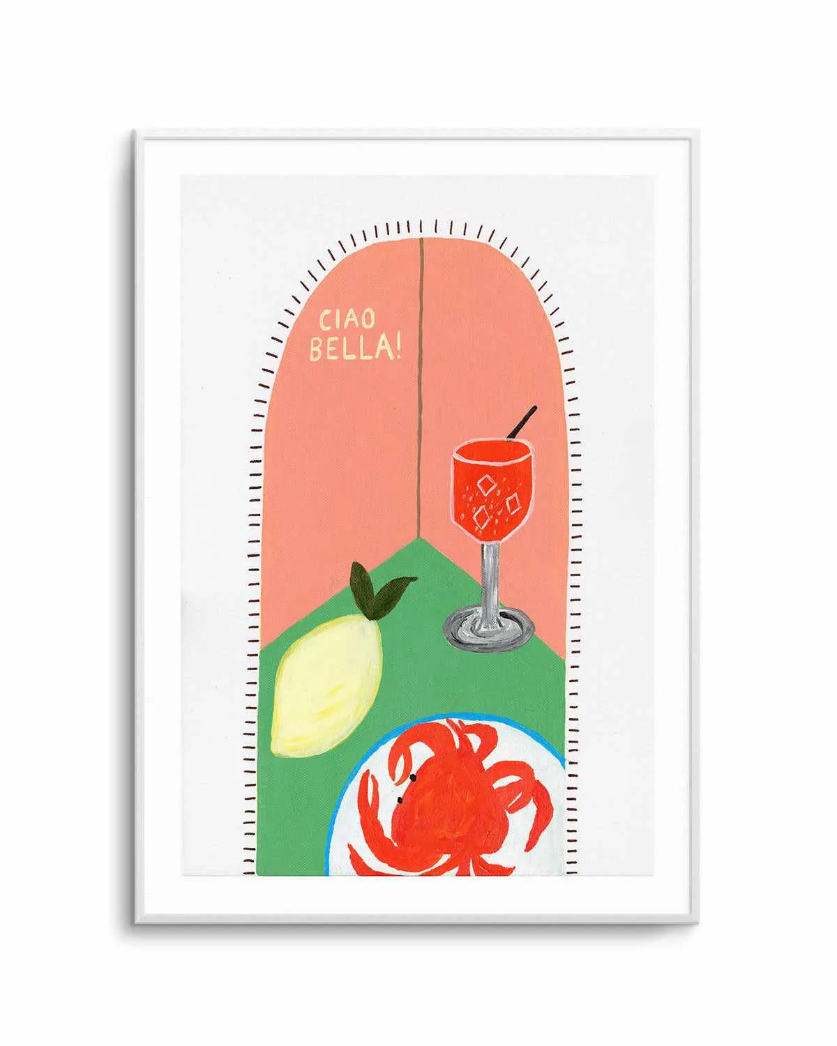 Ciao Bella II by Britney Turner Art Print from Olive et Oriel where you can shop wallpaper and artworks online